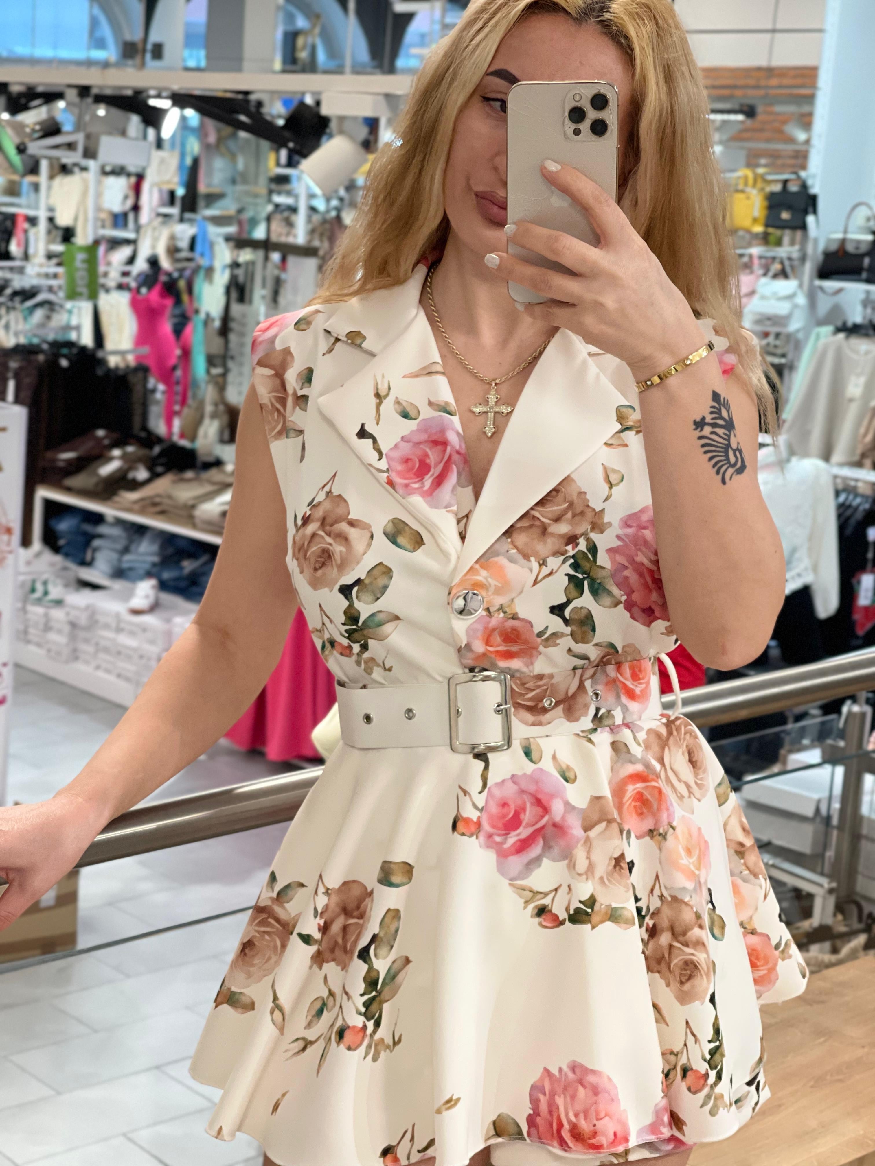 Bella Italia Flower Dress / Overallkleid