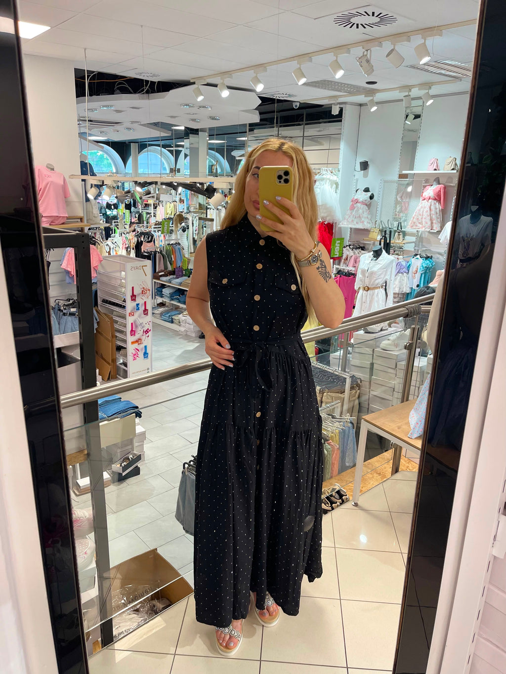 Kleid mit Strass