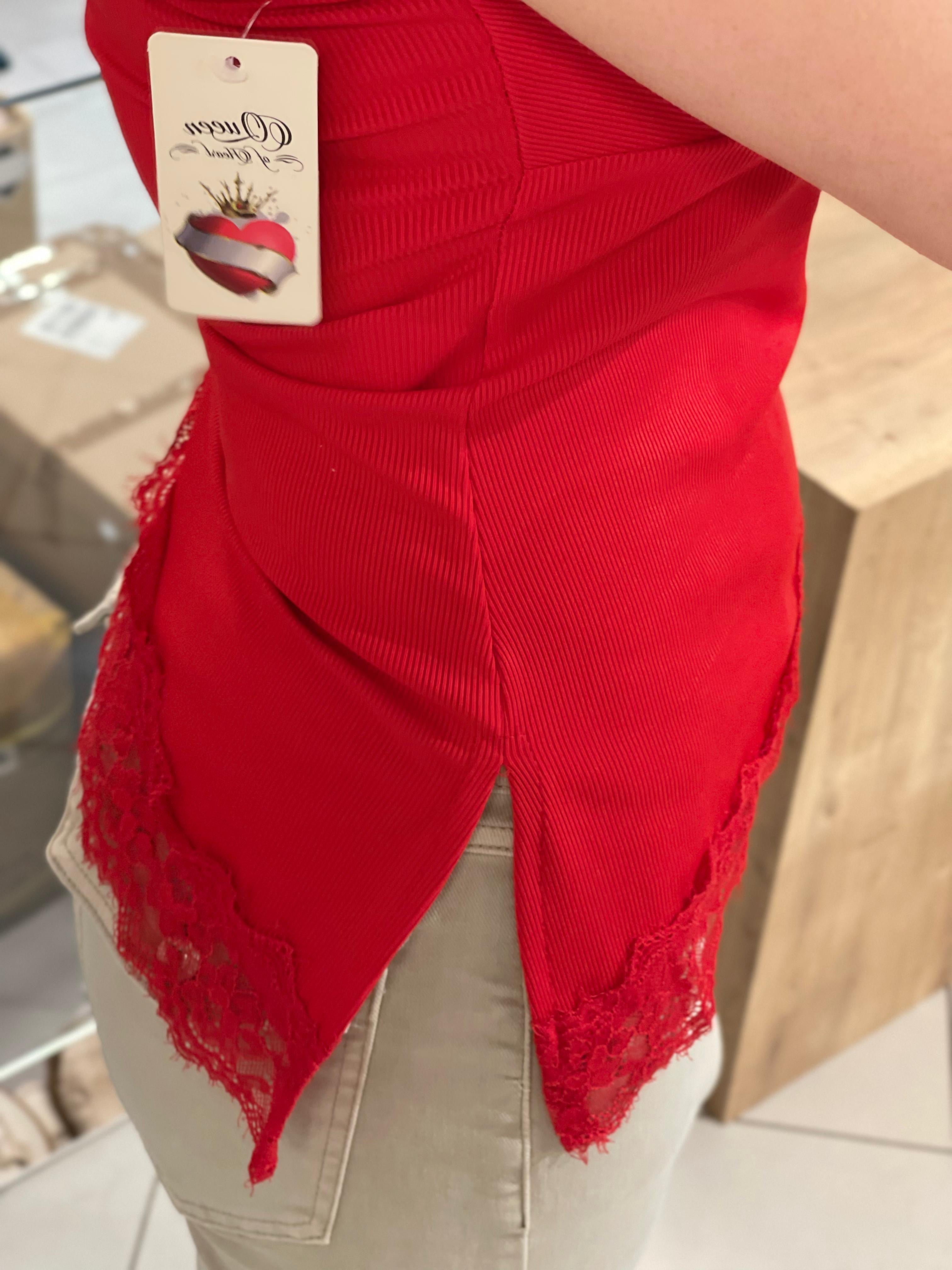 Top Nelly mit spitze