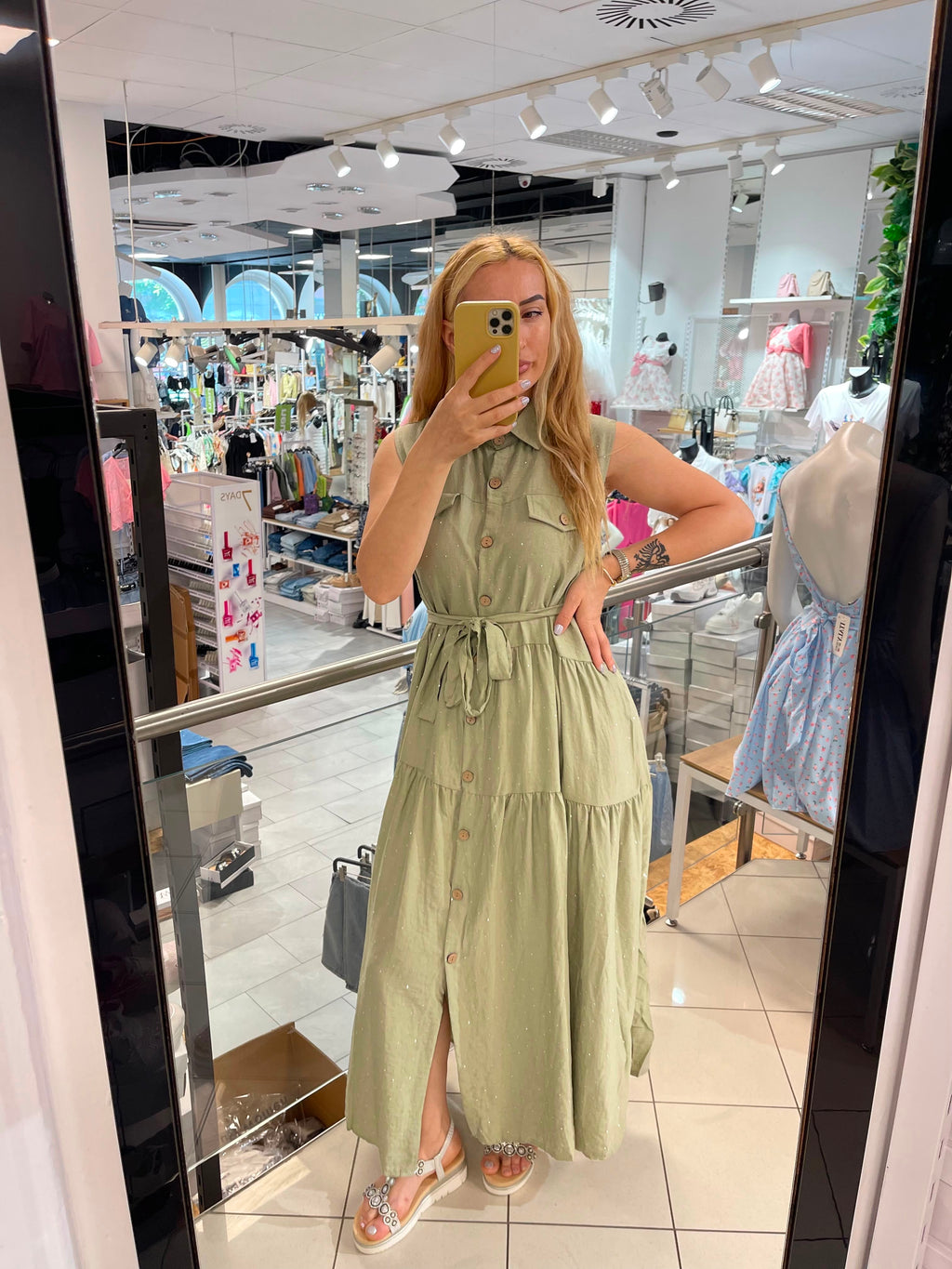 Kleid mit Strass