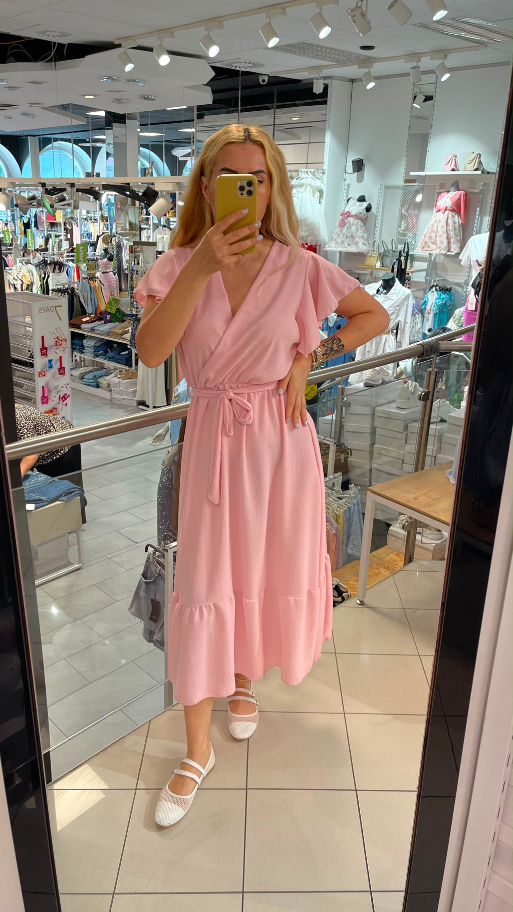 Maxi Volante Kleid Gabriela