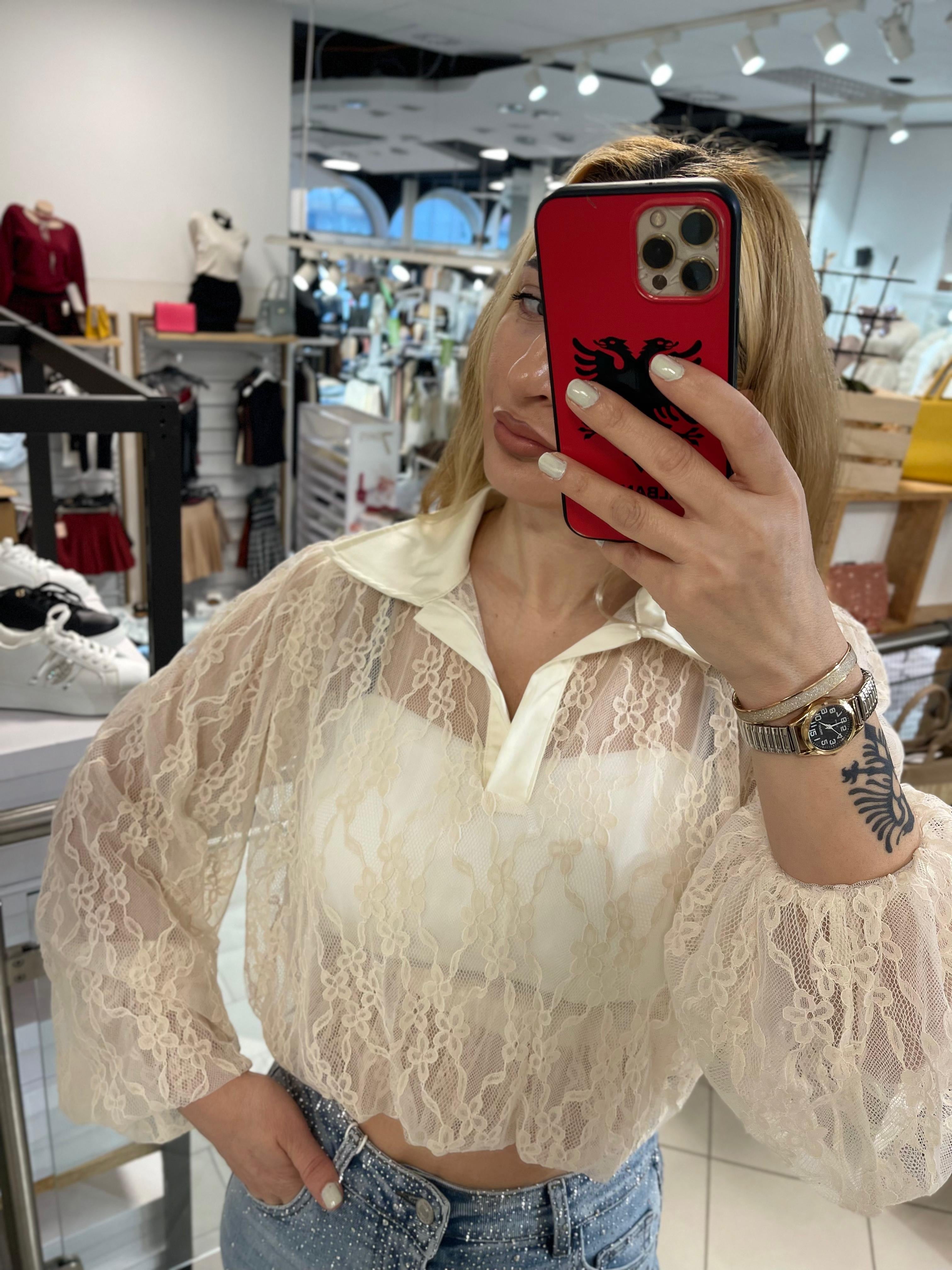 Spitzen Bluse Jenny