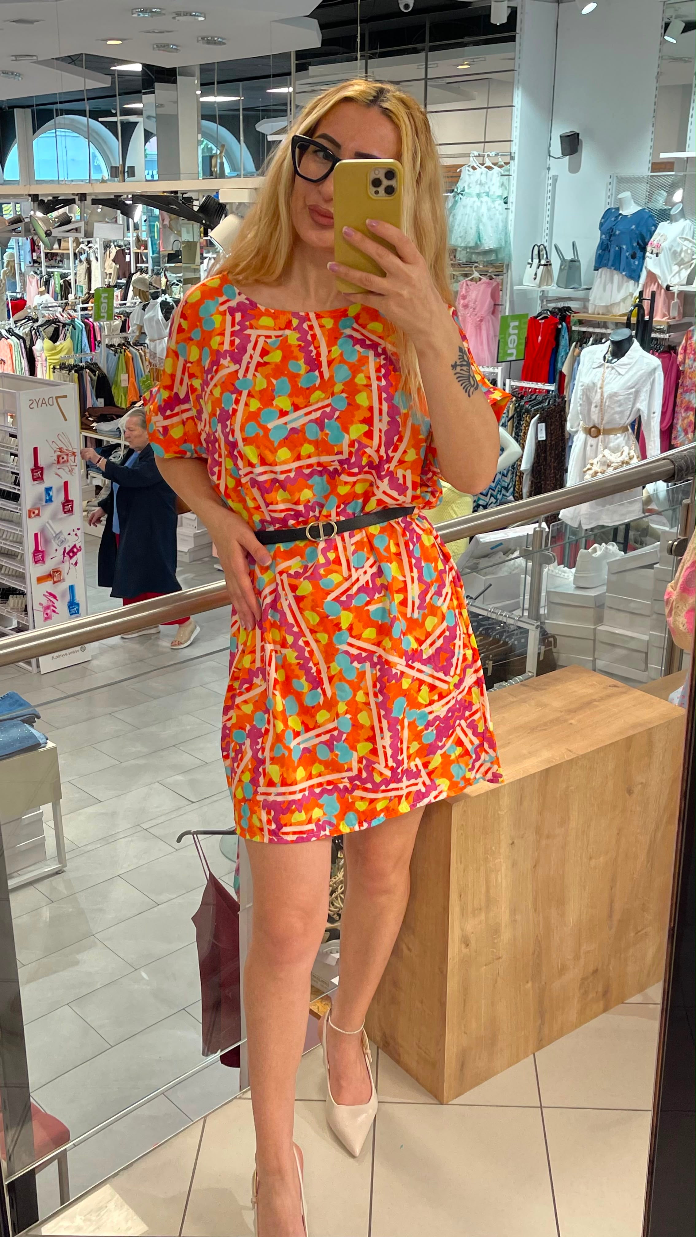 Vestido colorblock Mila