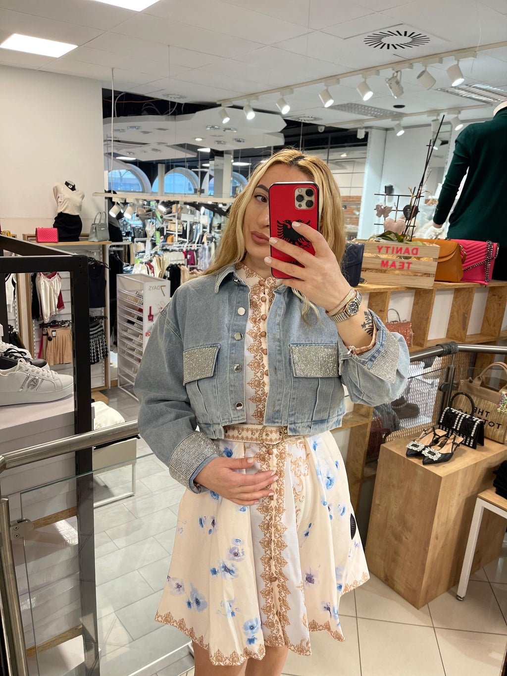 JEANSJACKE INA
