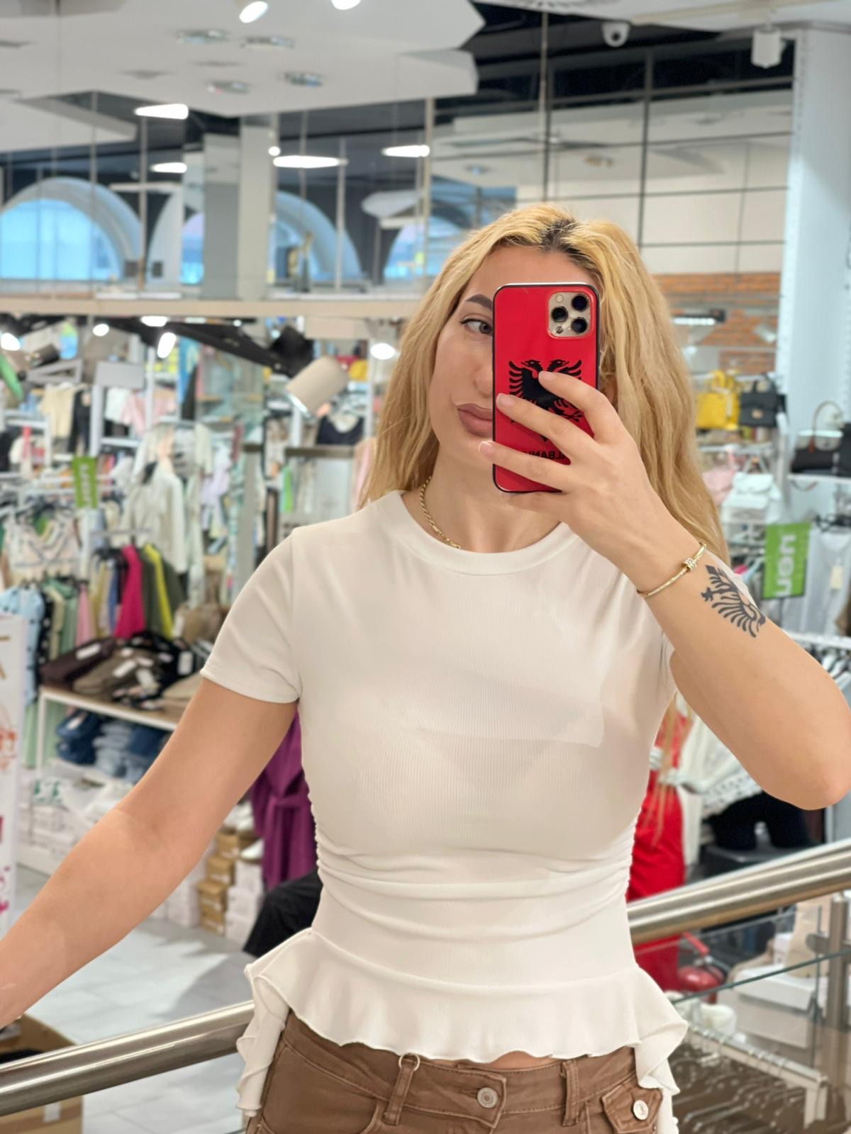 Shirt Zeinab mit Rüschchen