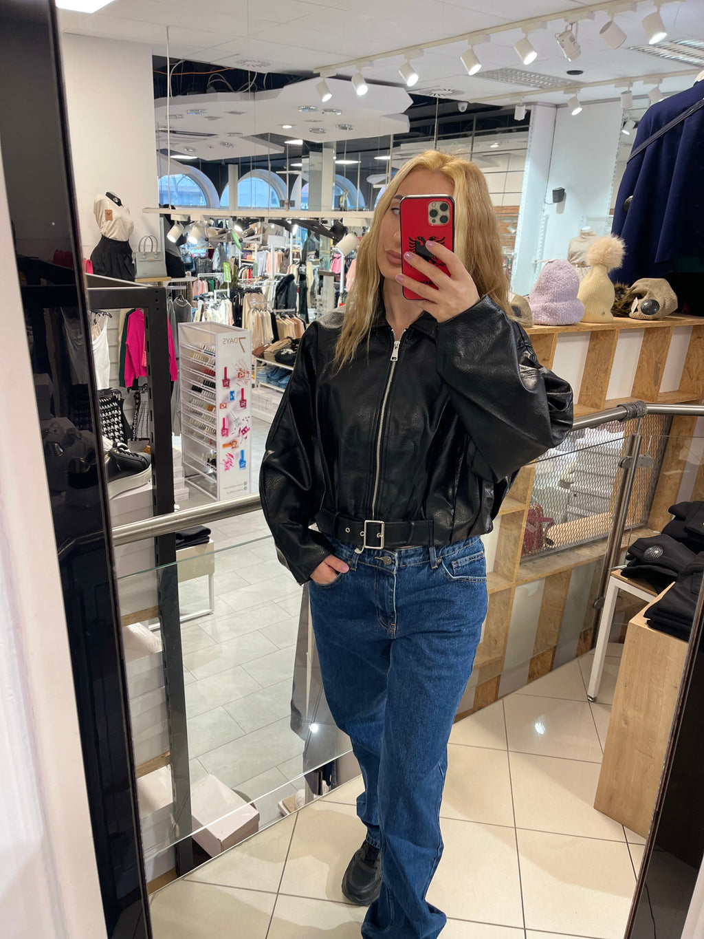 CARMEN LEDERJACKE AUS PU