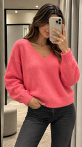 Flauschiger Damenpullover mit 30 % Superfine Alpaka