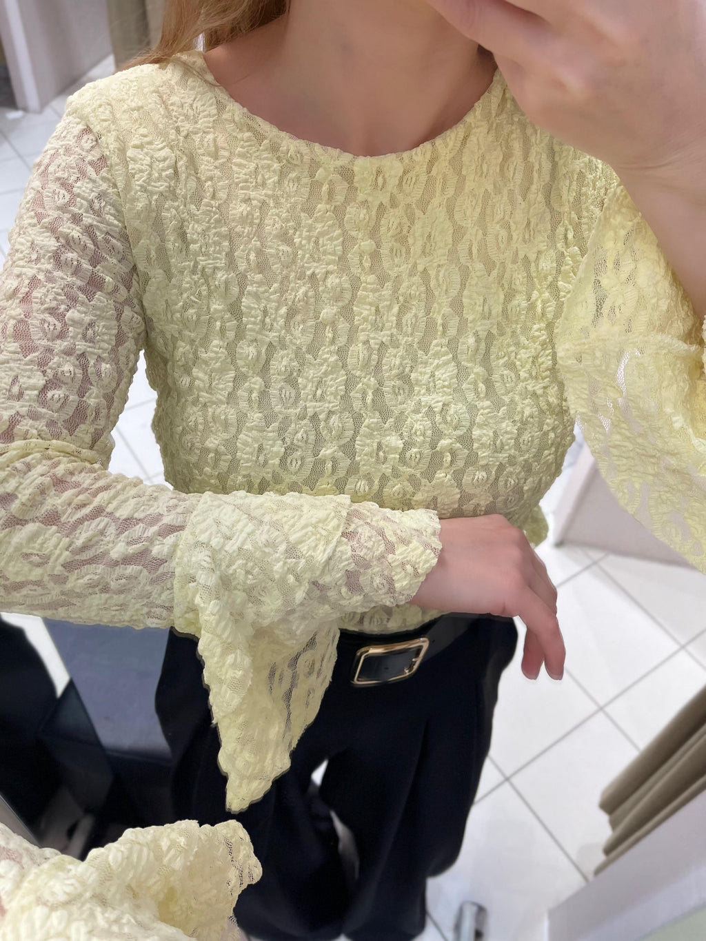 SPITZENOBERTEIL GINA