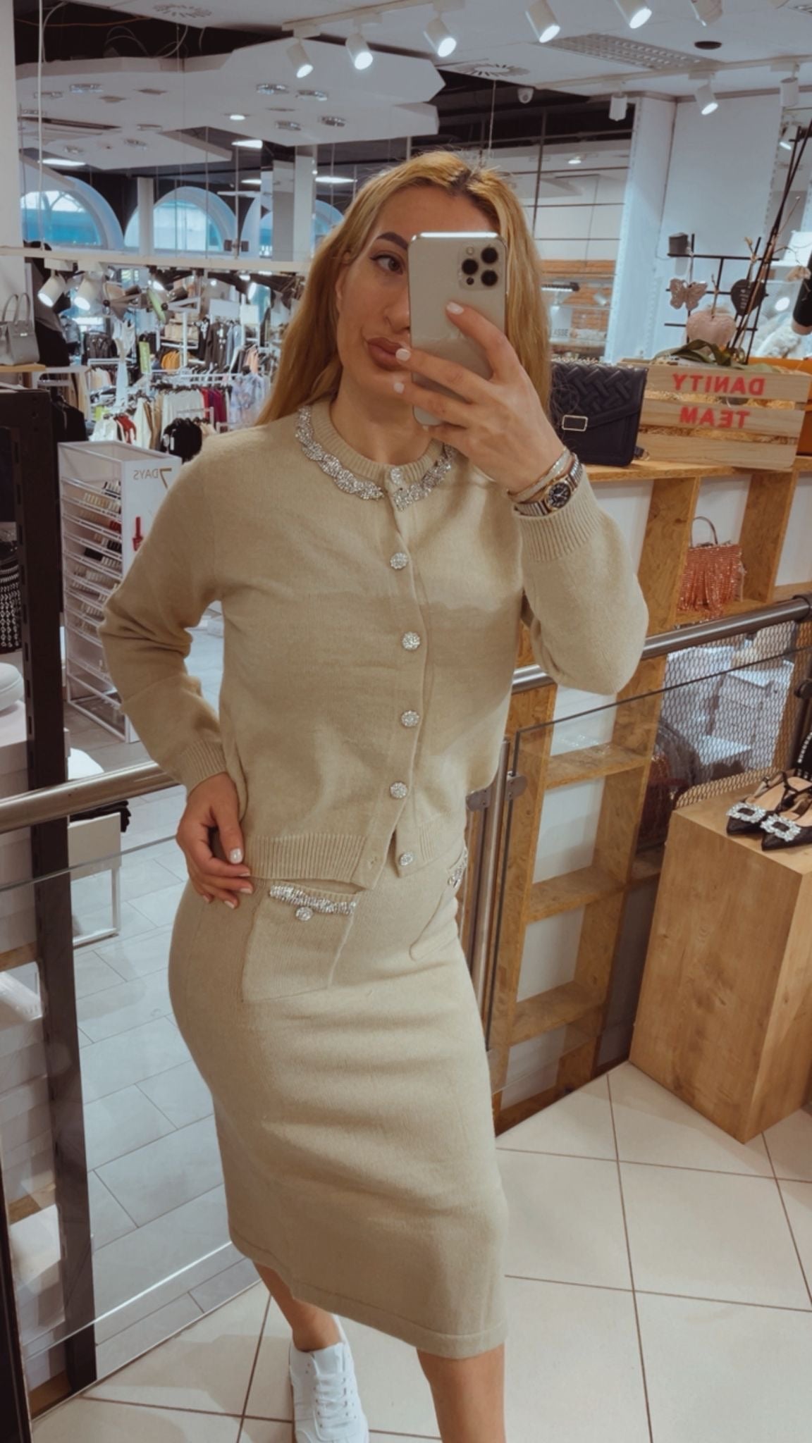 ZWEITEILER FEINSTRICK SET