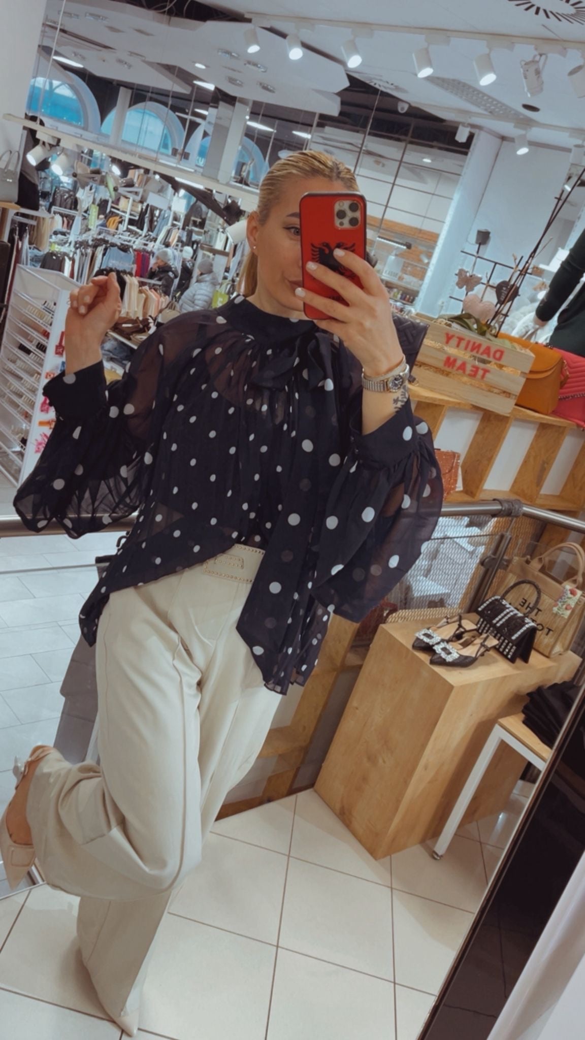 PÜNKTCHEN BLUSE TAMARA