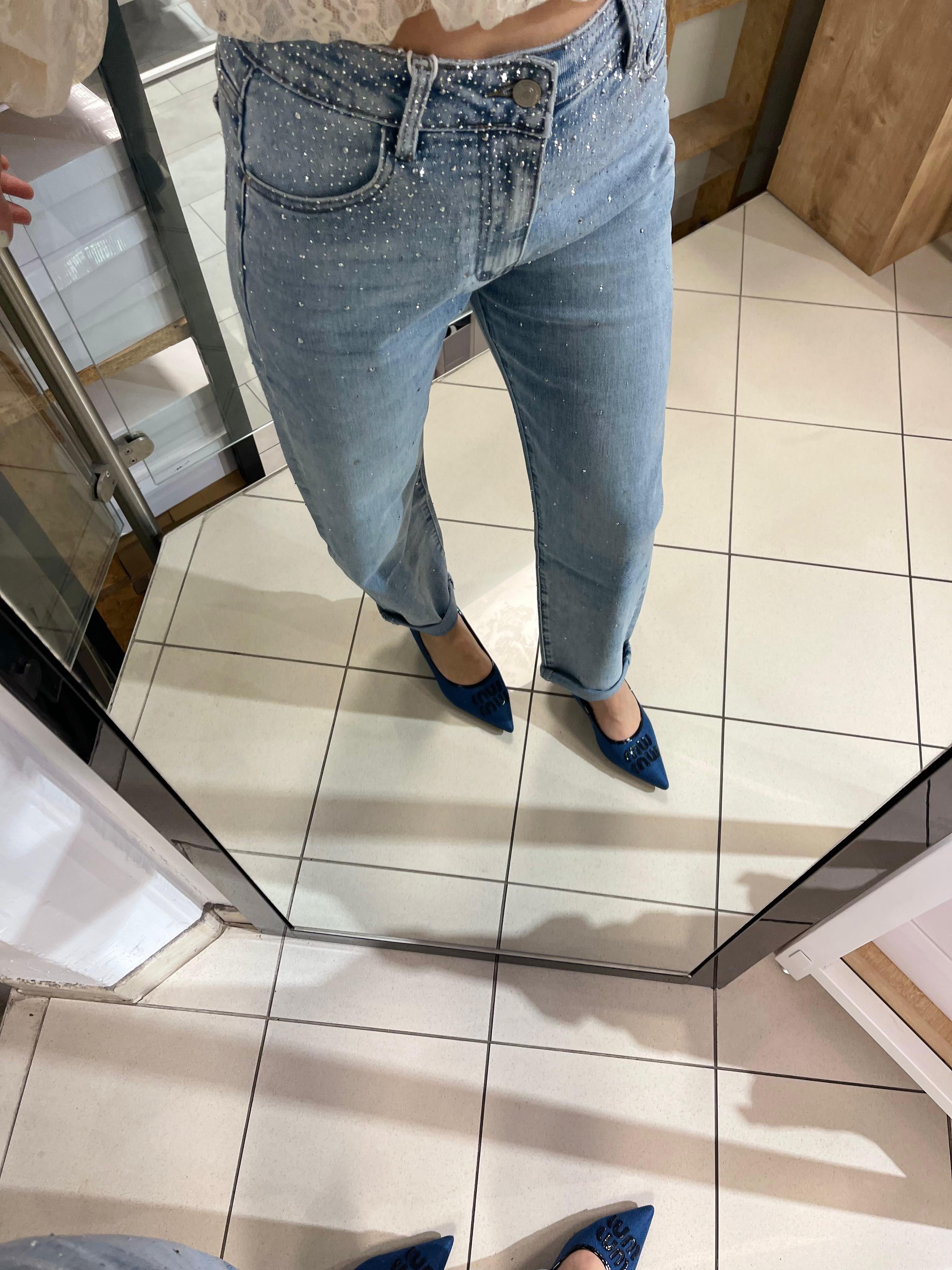Mom Strass Jeans