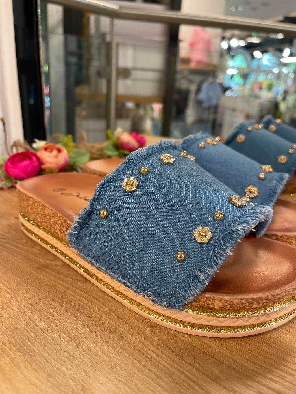 Jeans Sandalen