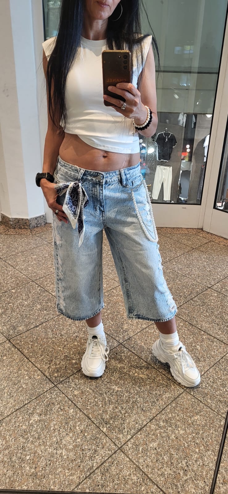 Baggy Bermuda Jeans Alina