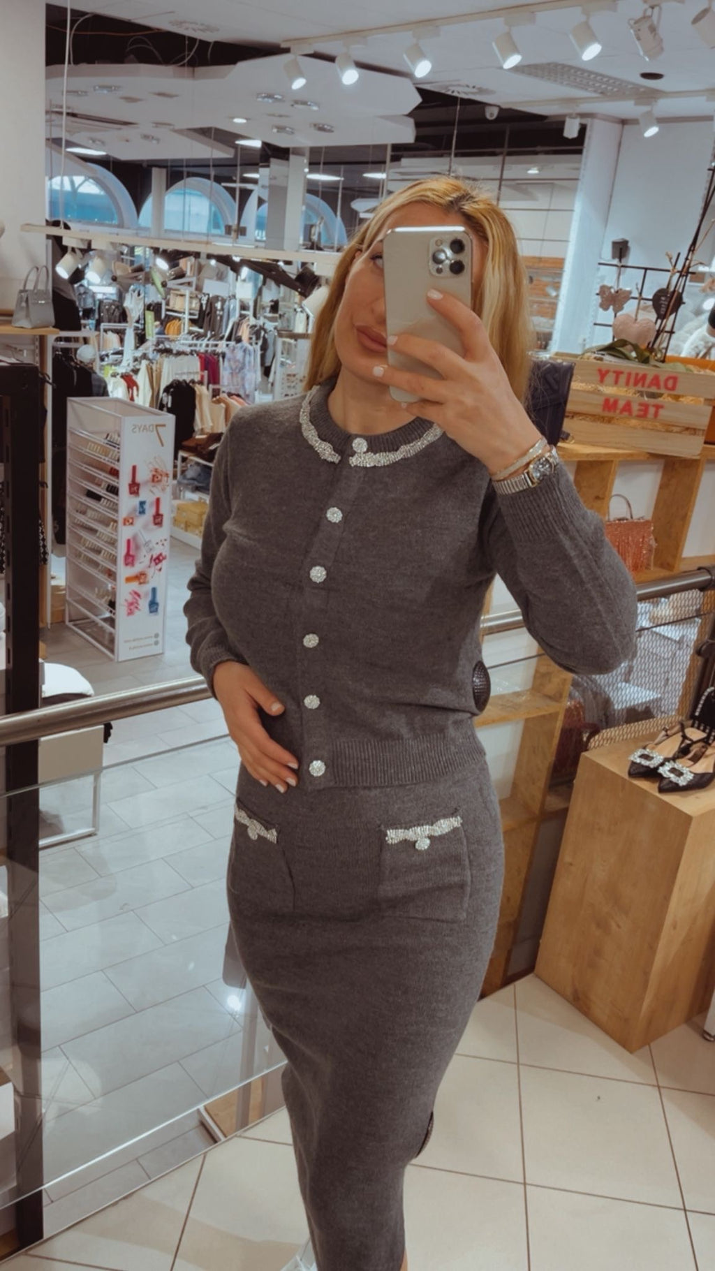 ZWEITEILER FEINSTRICK SET