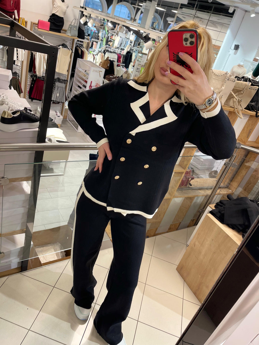 FEINSTRICK ZWEITEILER SET