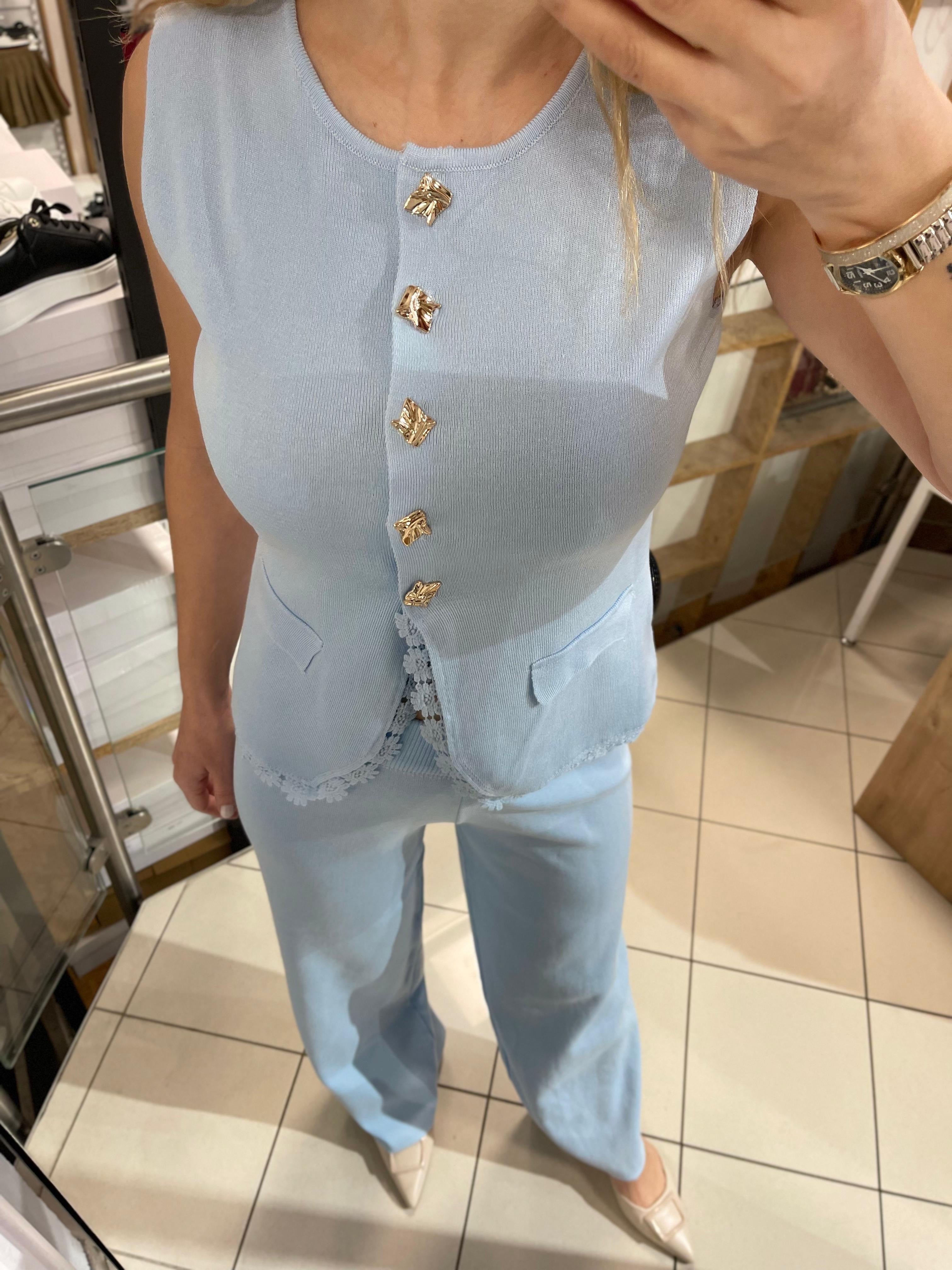 FEINSTRICK ZWEITEILER CLAUDIA