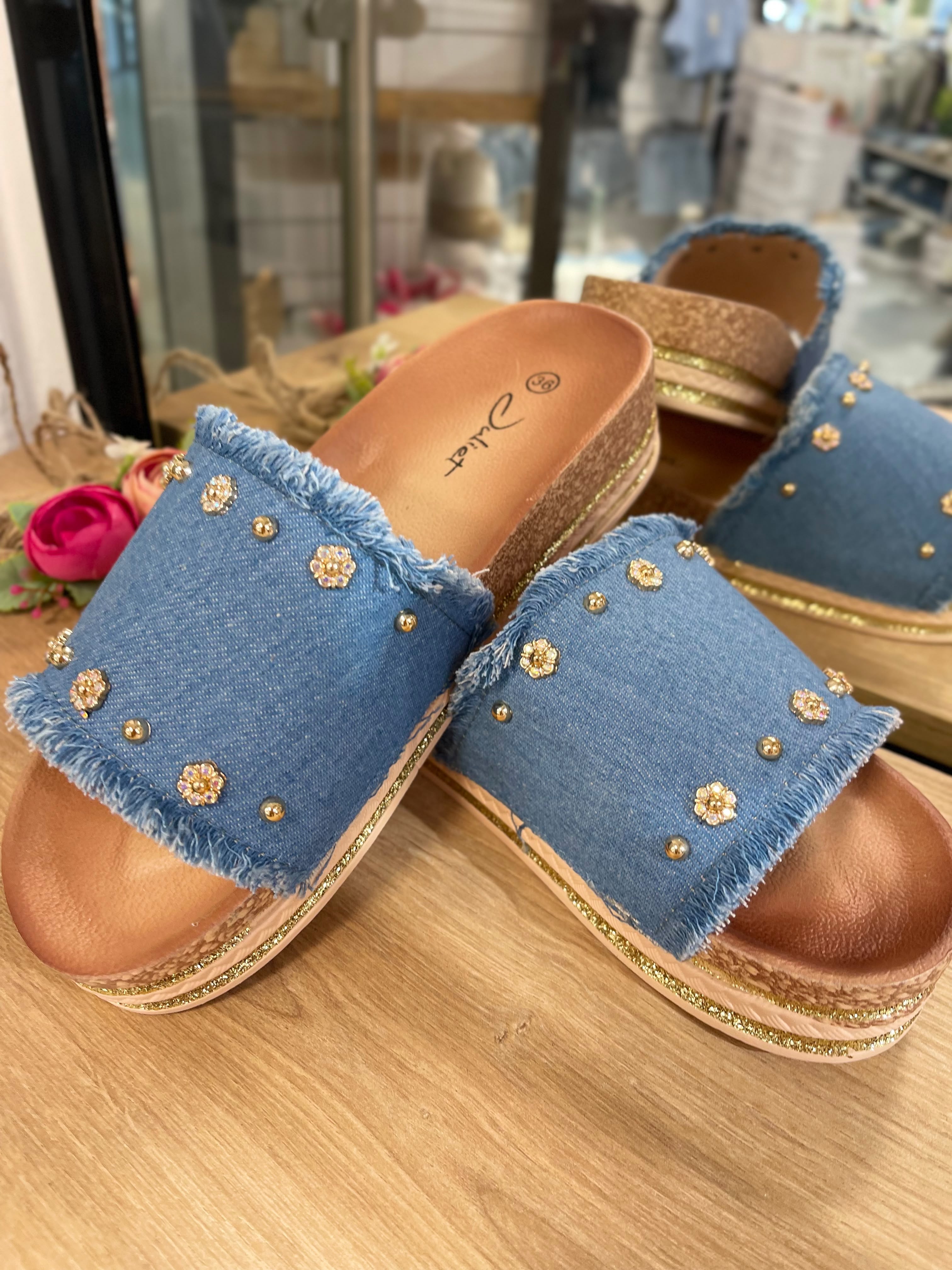 Jeans Sandalen