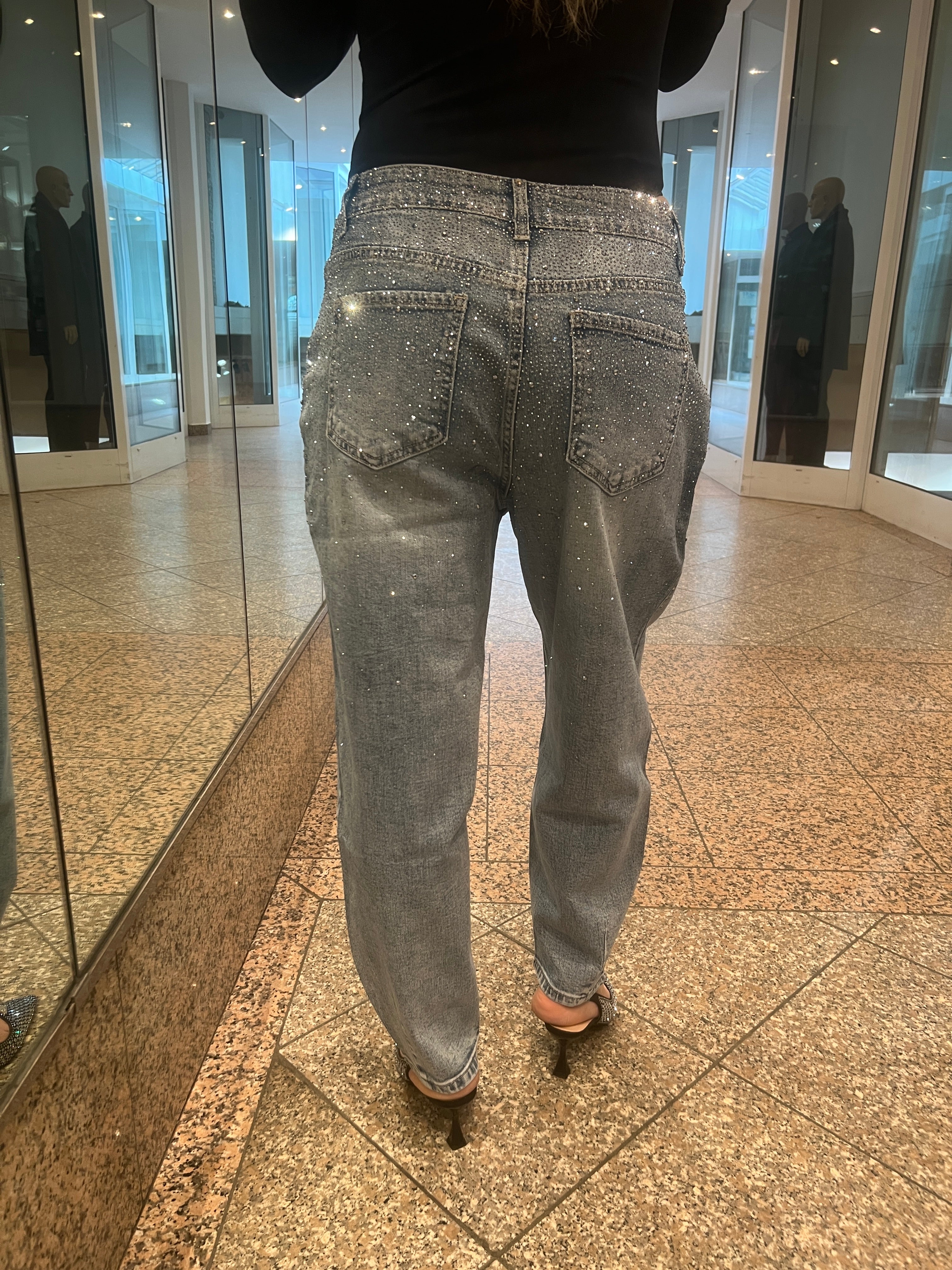 GLITZER JEANS JULIA