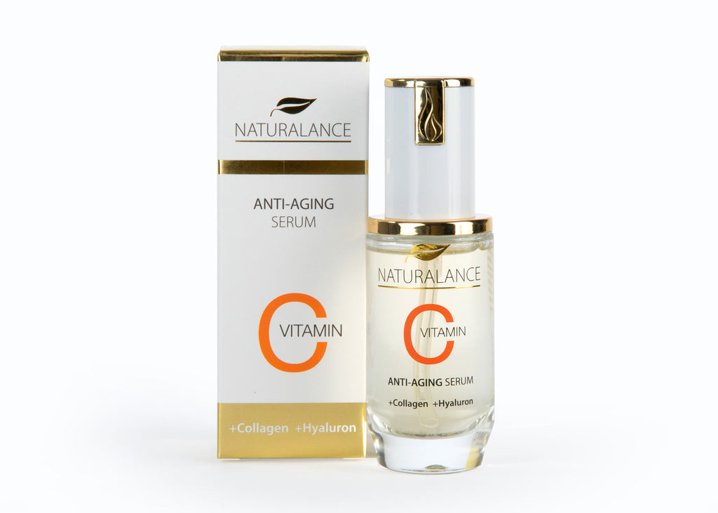 NATURALANCE Vitamin C Anti-Aging Serum – Collagen + Hyaluron