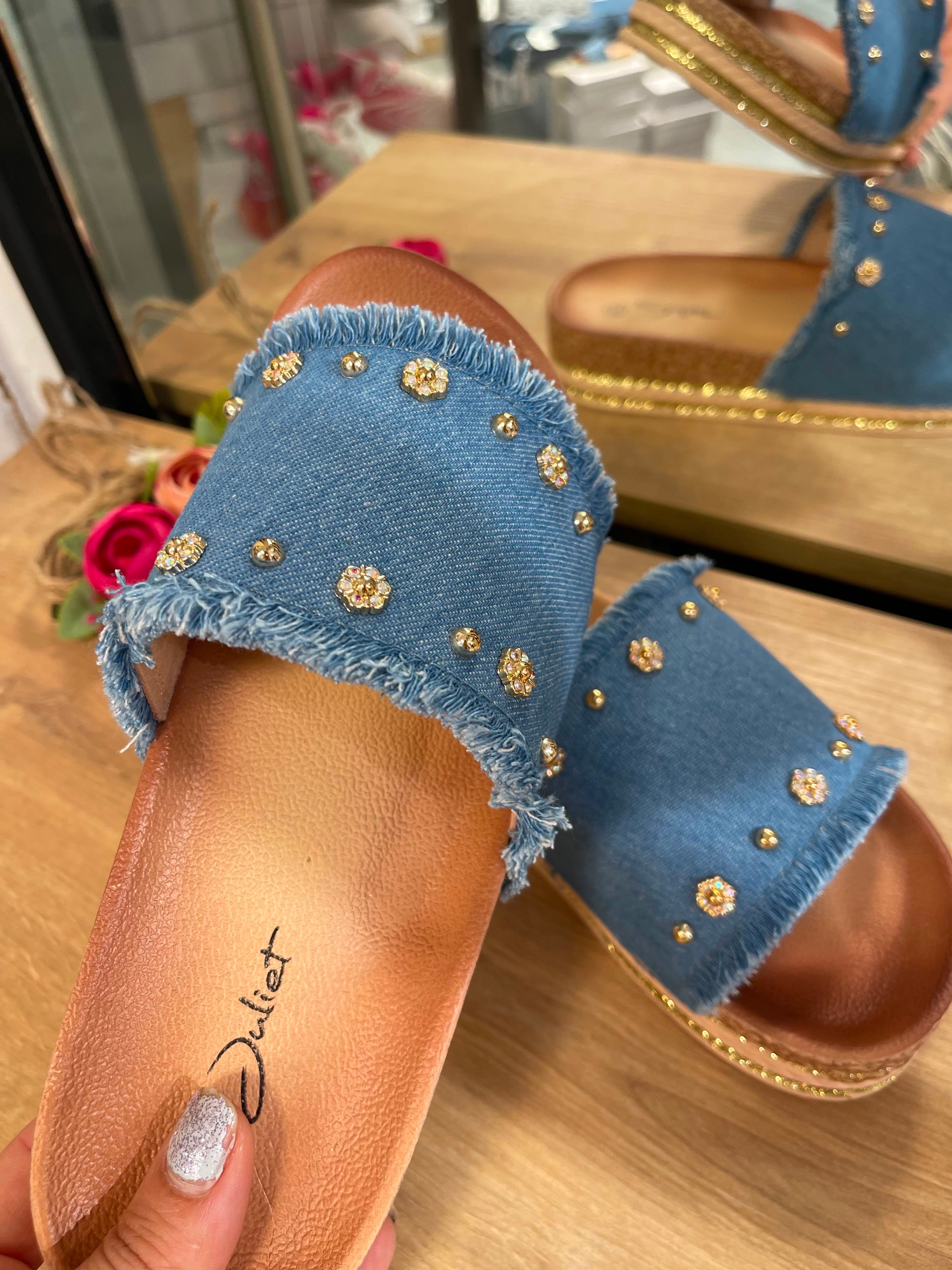 Jeans Sandalen