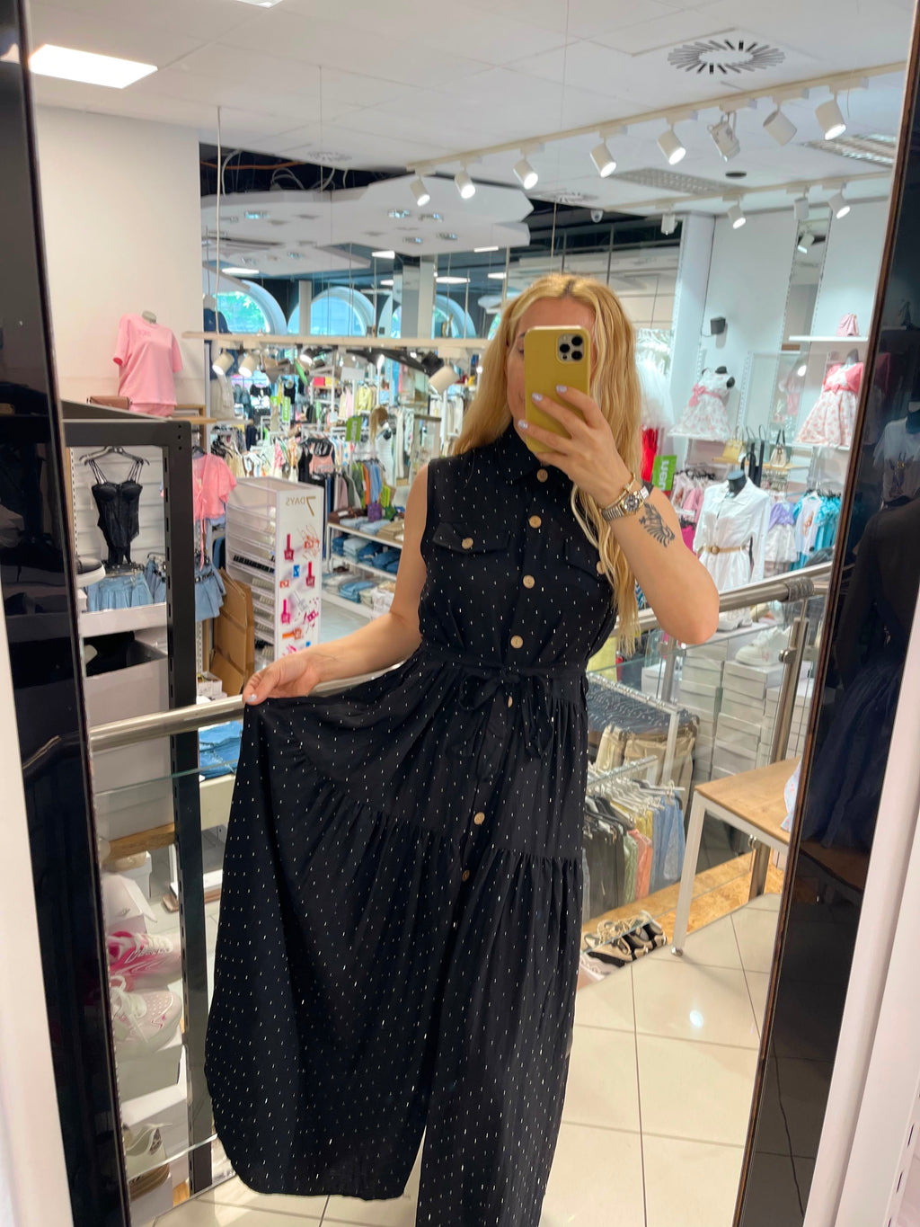 Kleid mit Strass