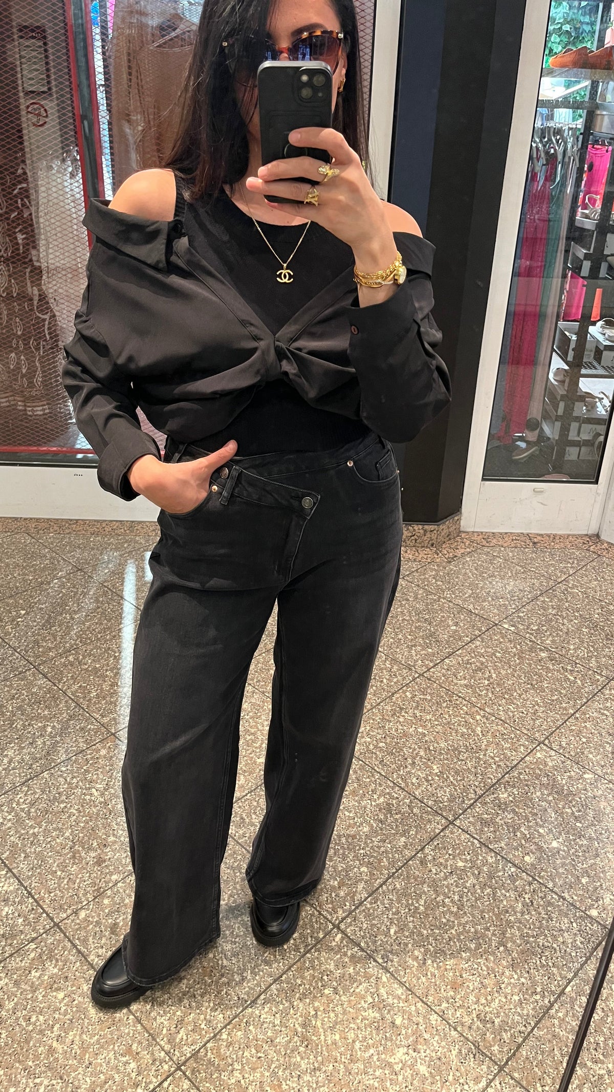 CUTOUT blouse top