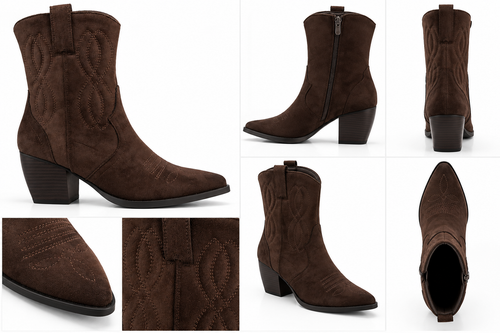 Western Boots mit Stickerei