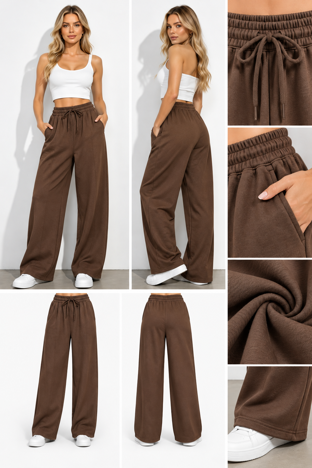 Wide-Leg Jogger Hose Nalia