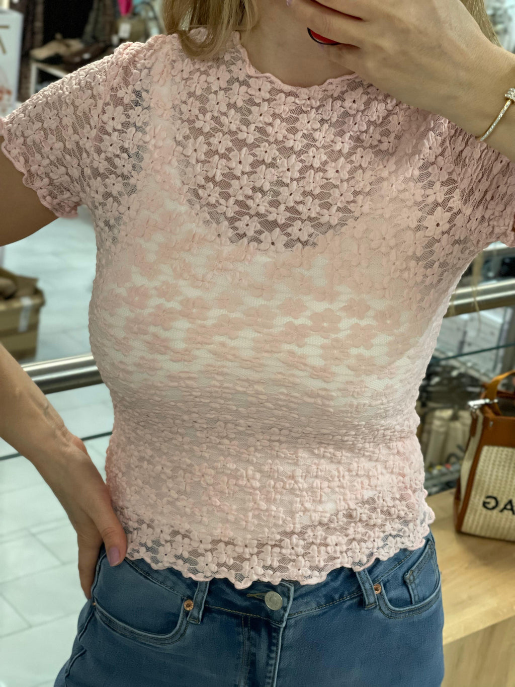 Spitzen Shirt Eva