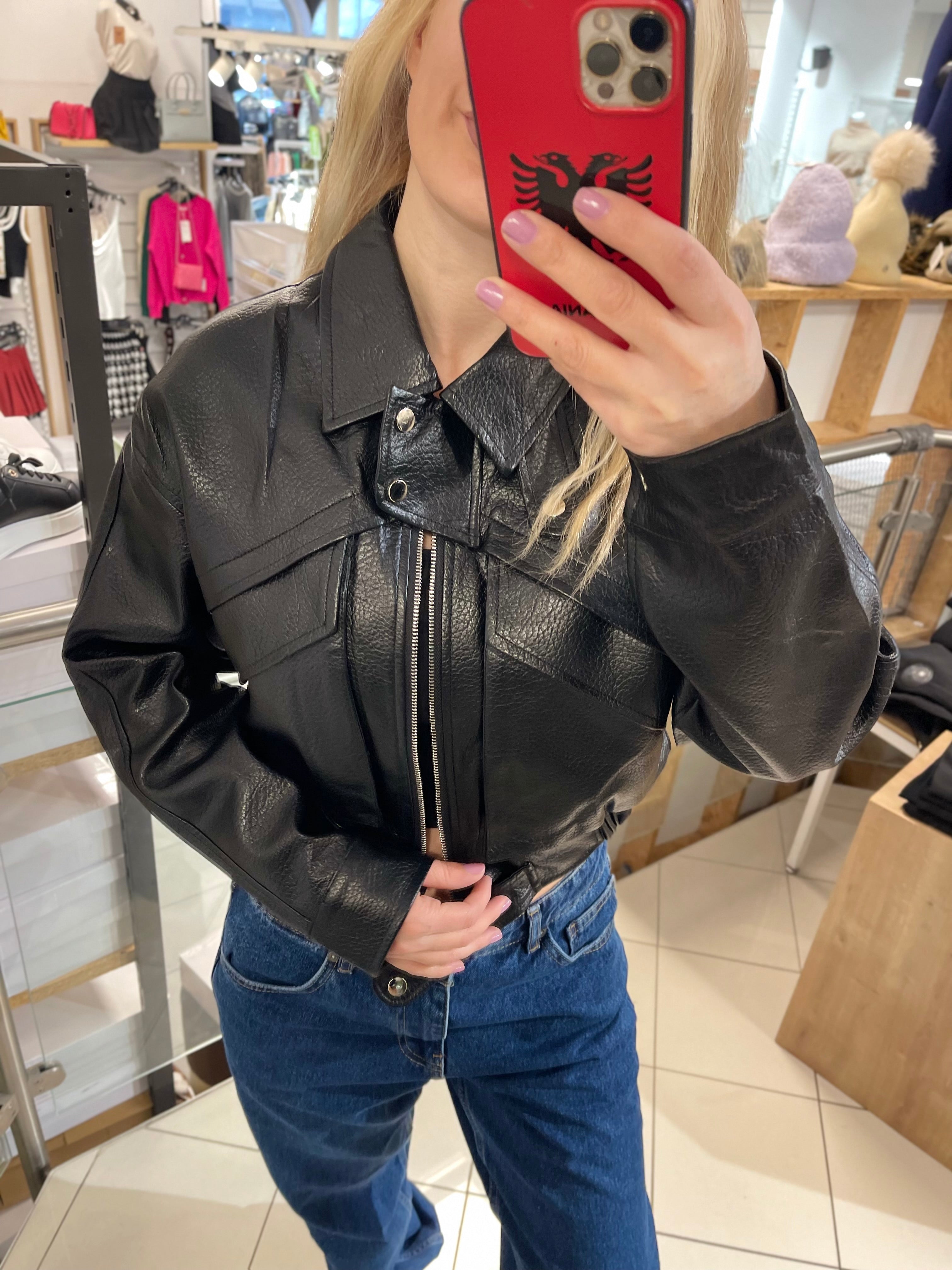 JACKY LEDERJACKE AUS PU