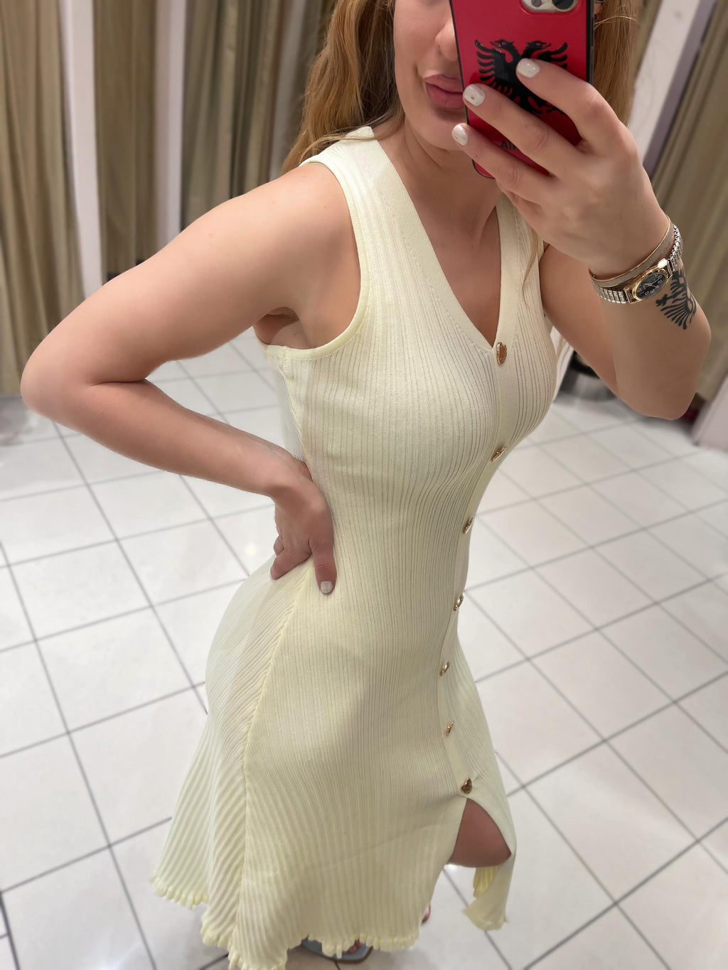 FEINSTRICK KLEID VERA