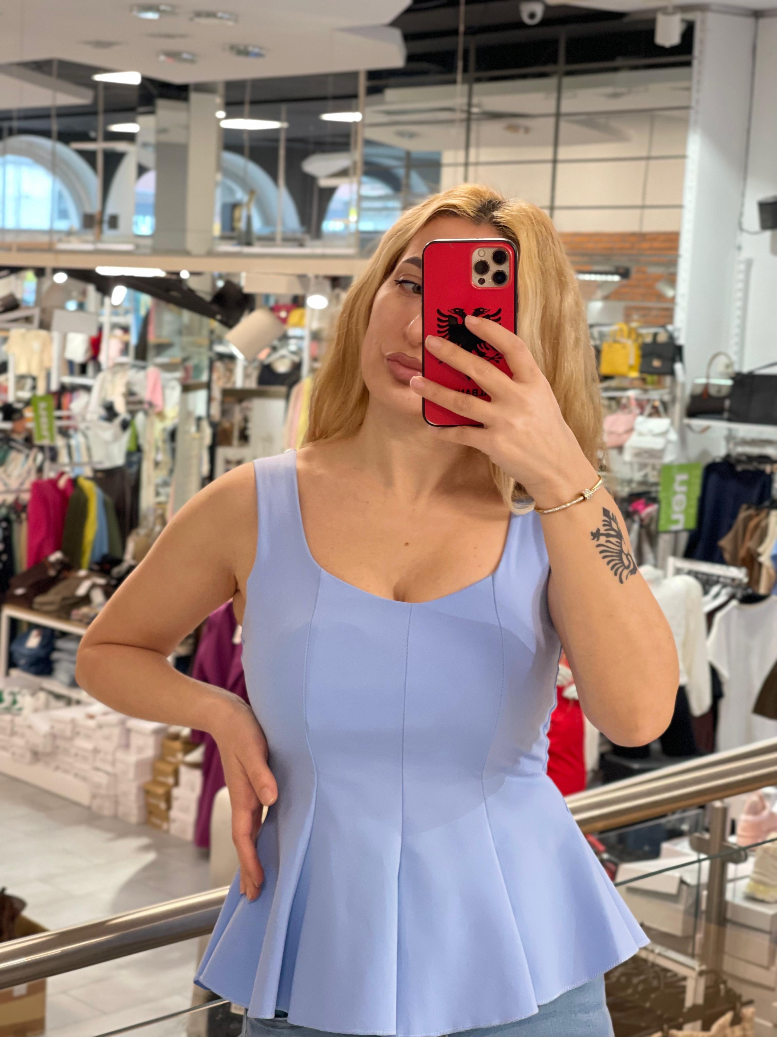 Peplum-Top Lojan