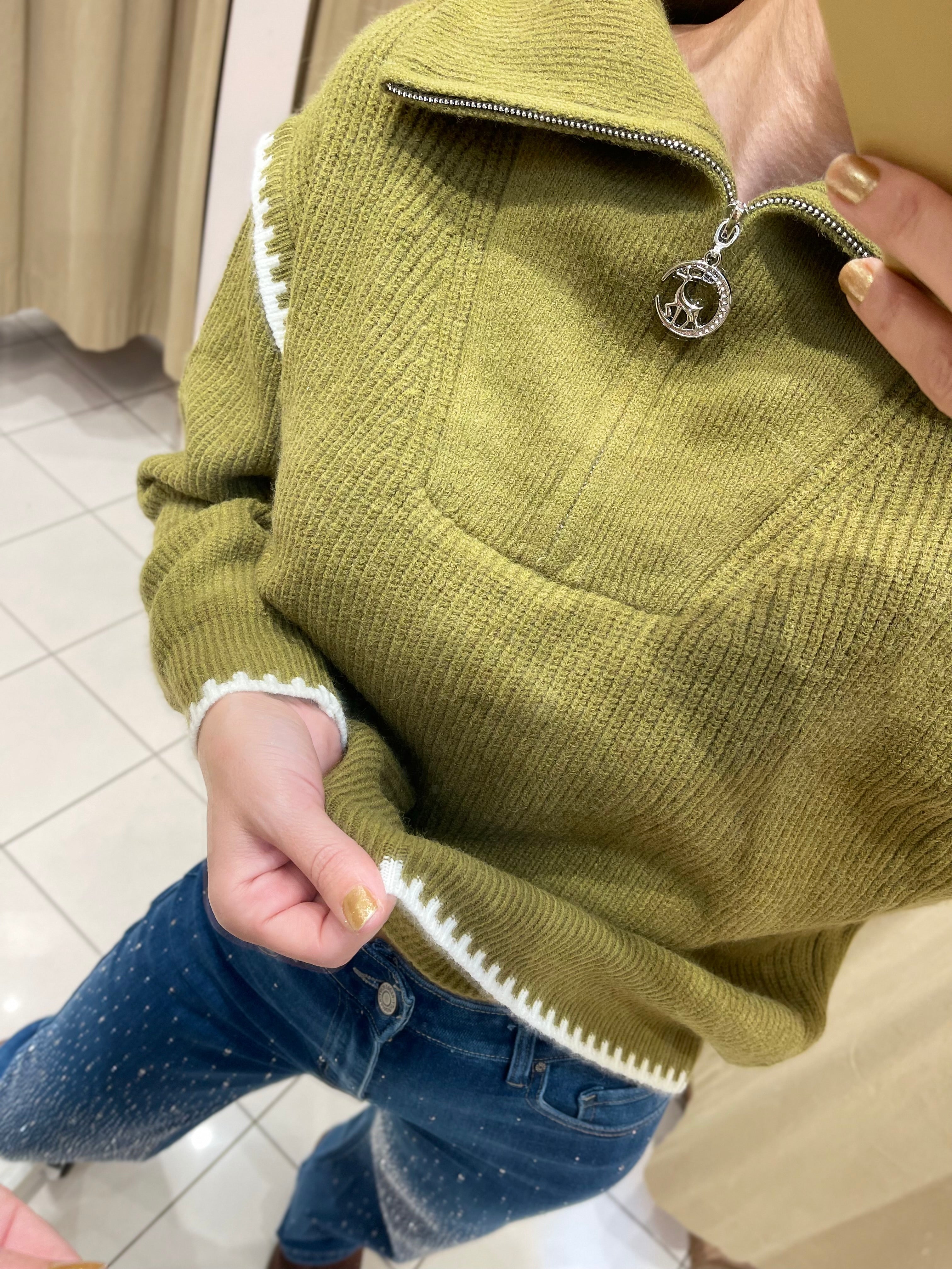 PULLOVER RIMA GRÜN