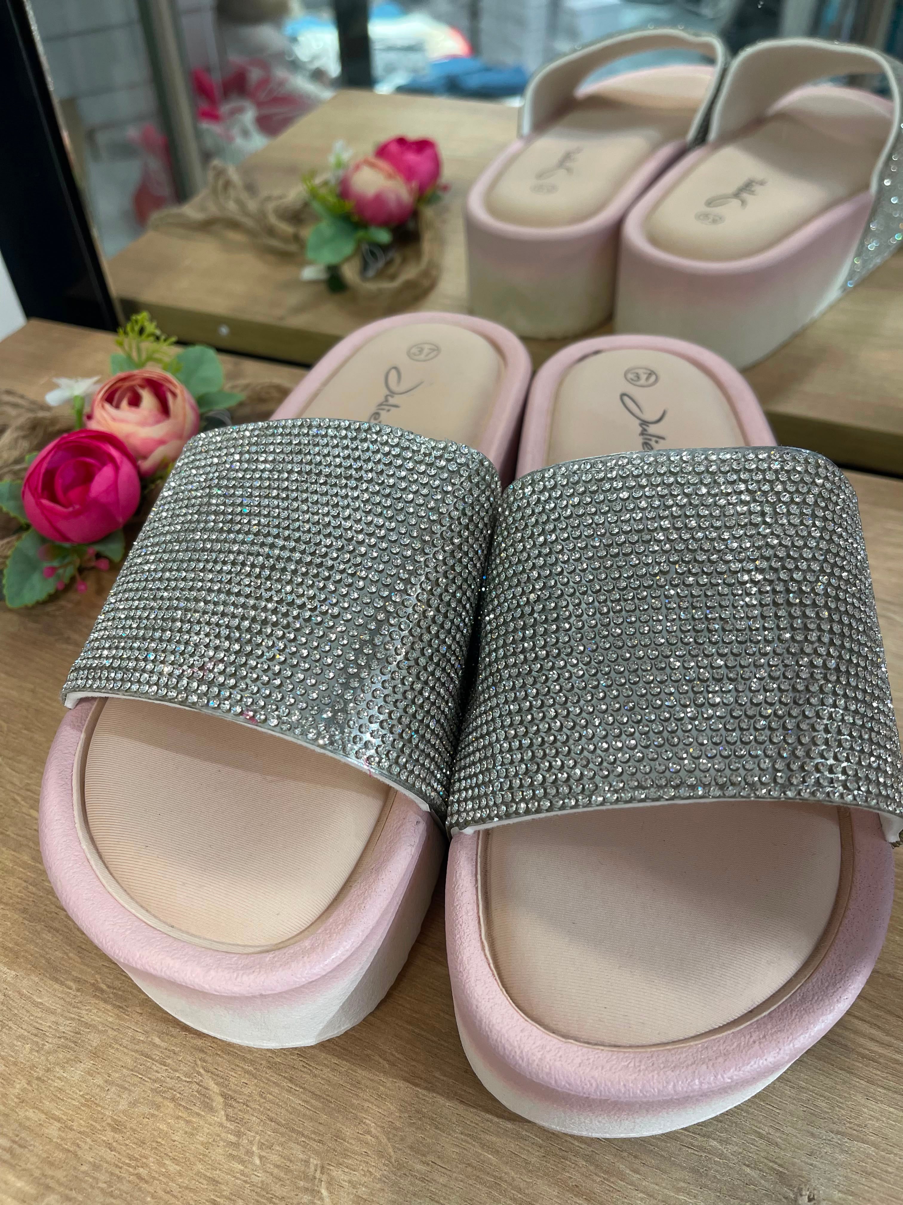 Glitzer Sandalen