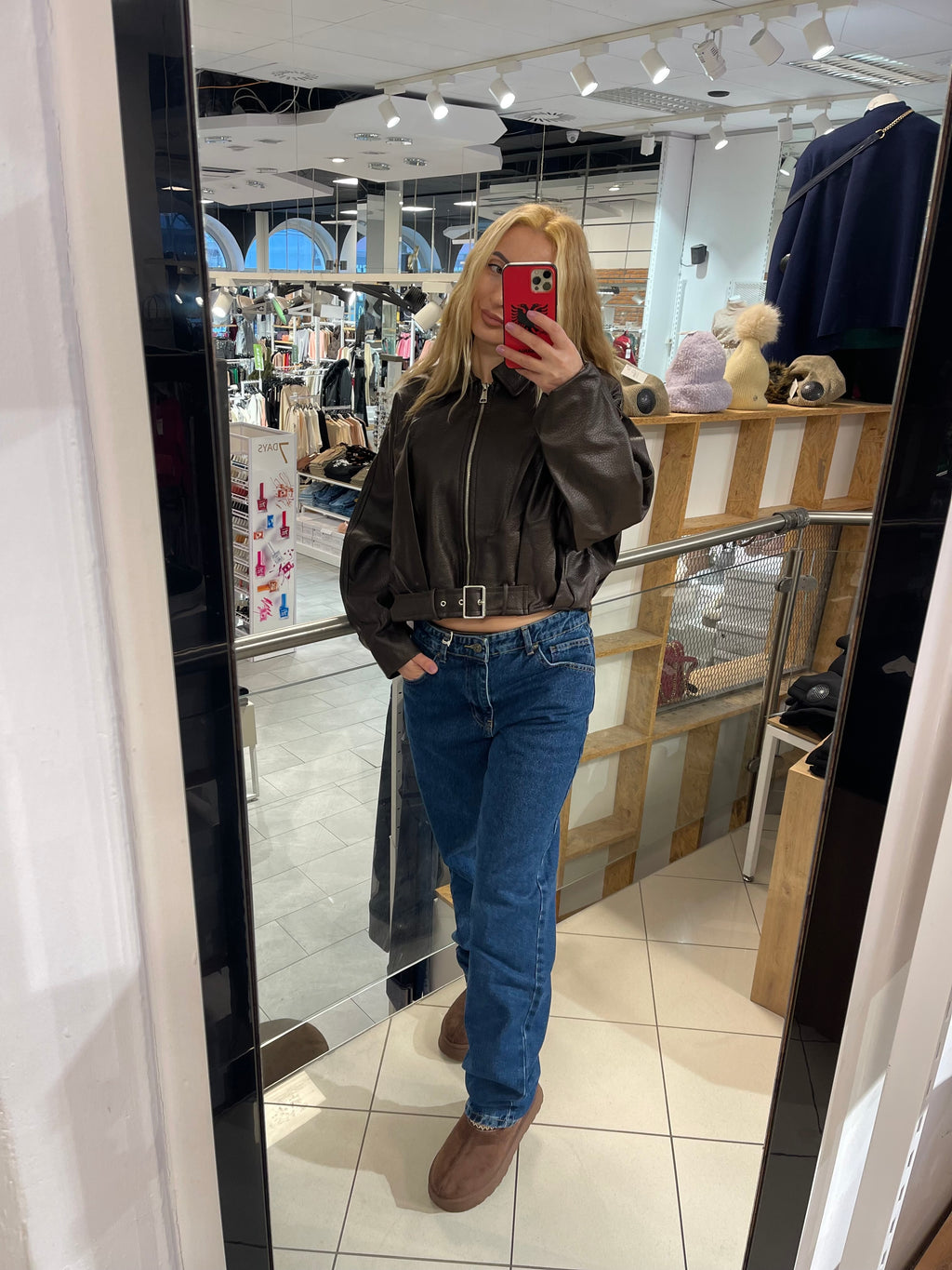 CARMEN LEDERJACKE AUS PU