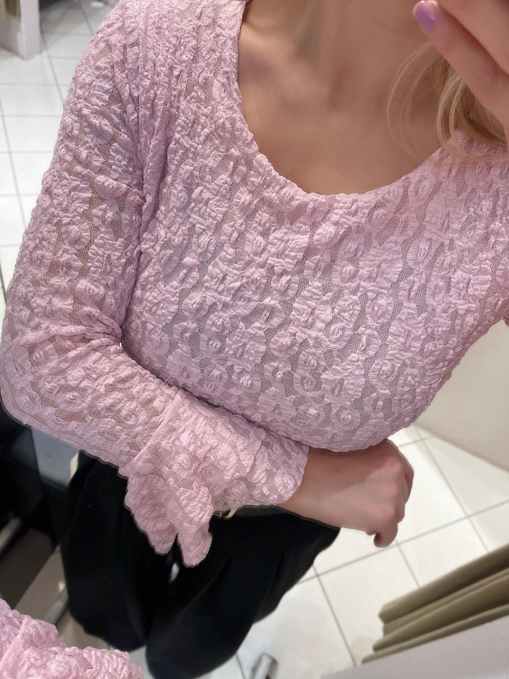 SPITZENOBERTEIL GINA