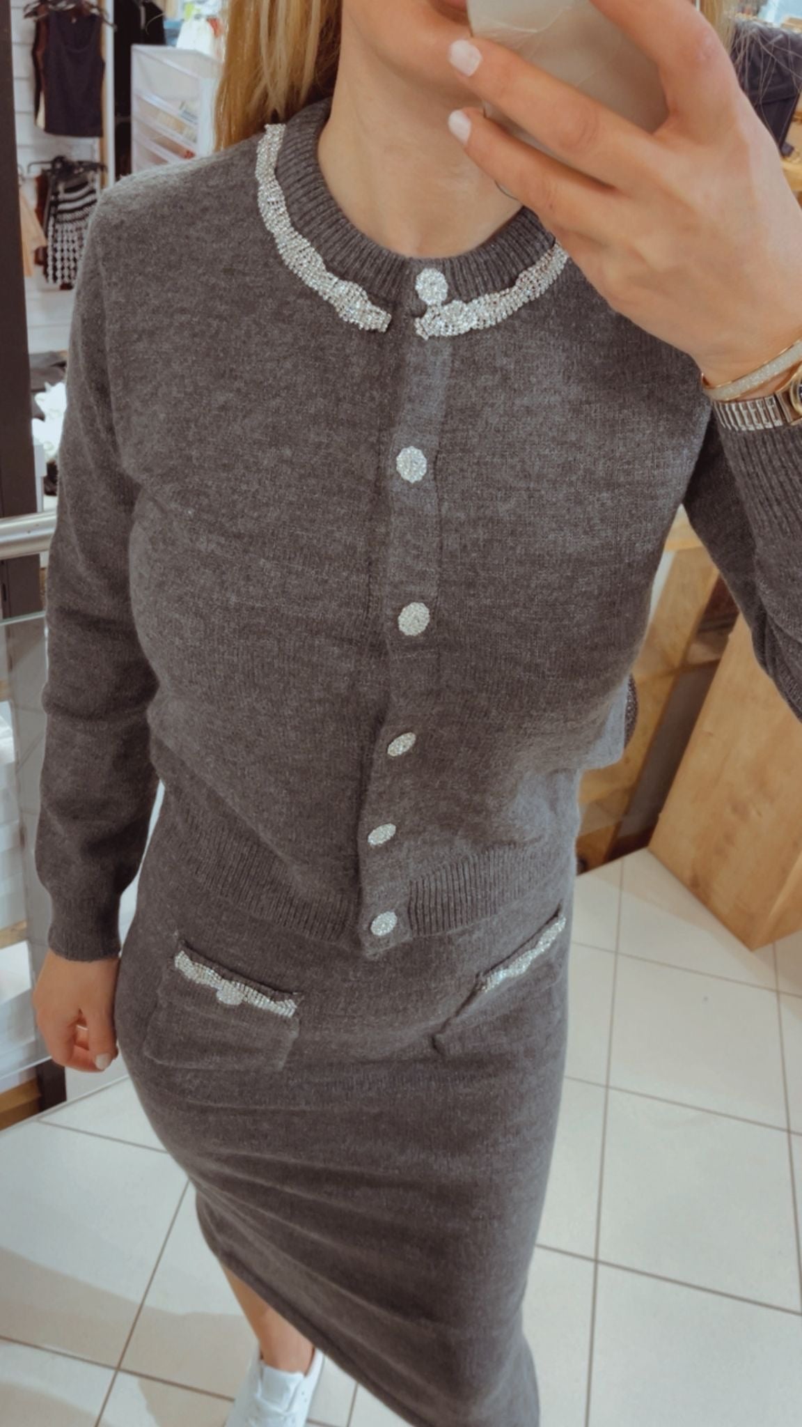 ZWEITEILER FEINSTRICK SET