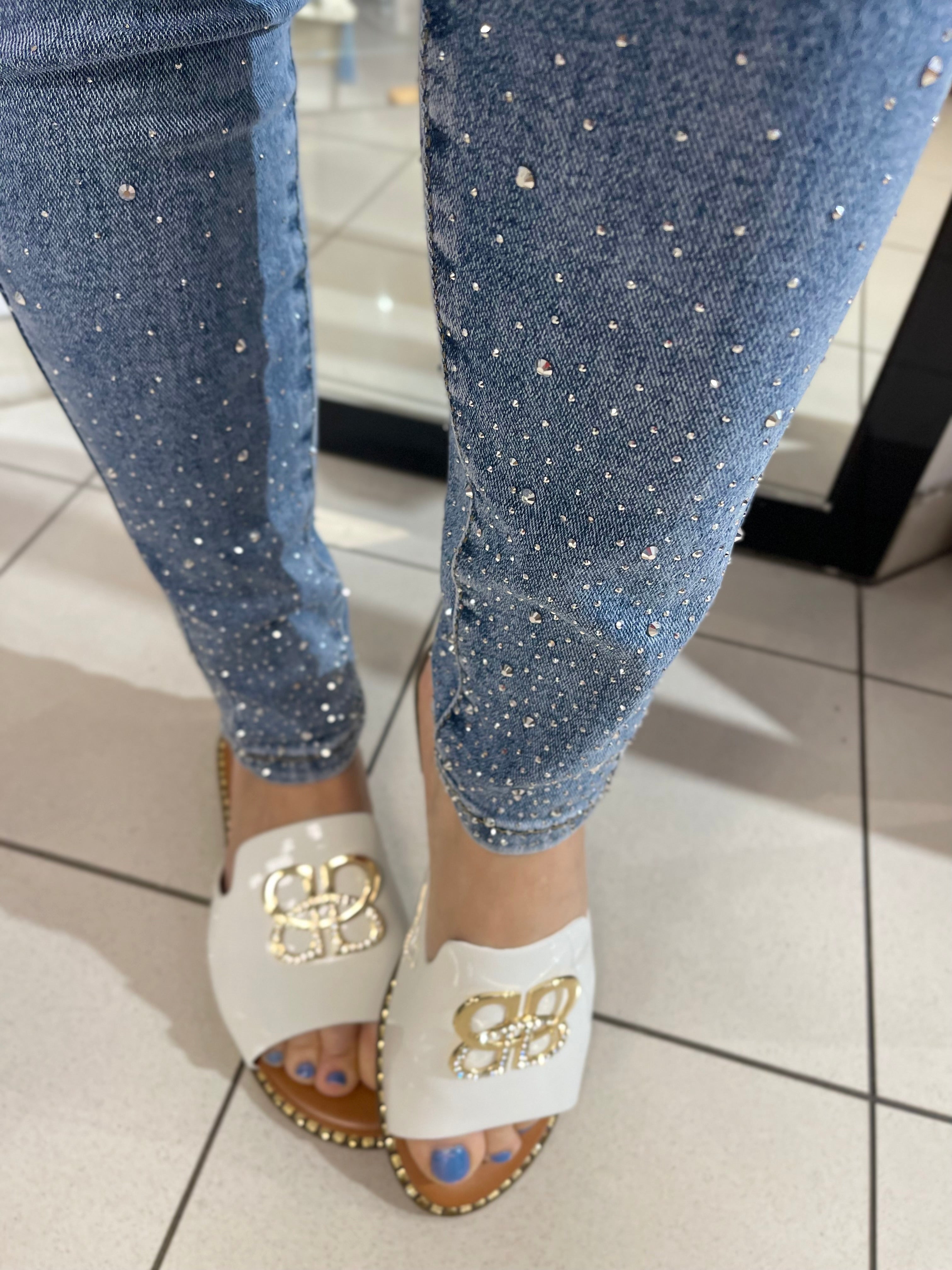 Glitzer Jeans Milena