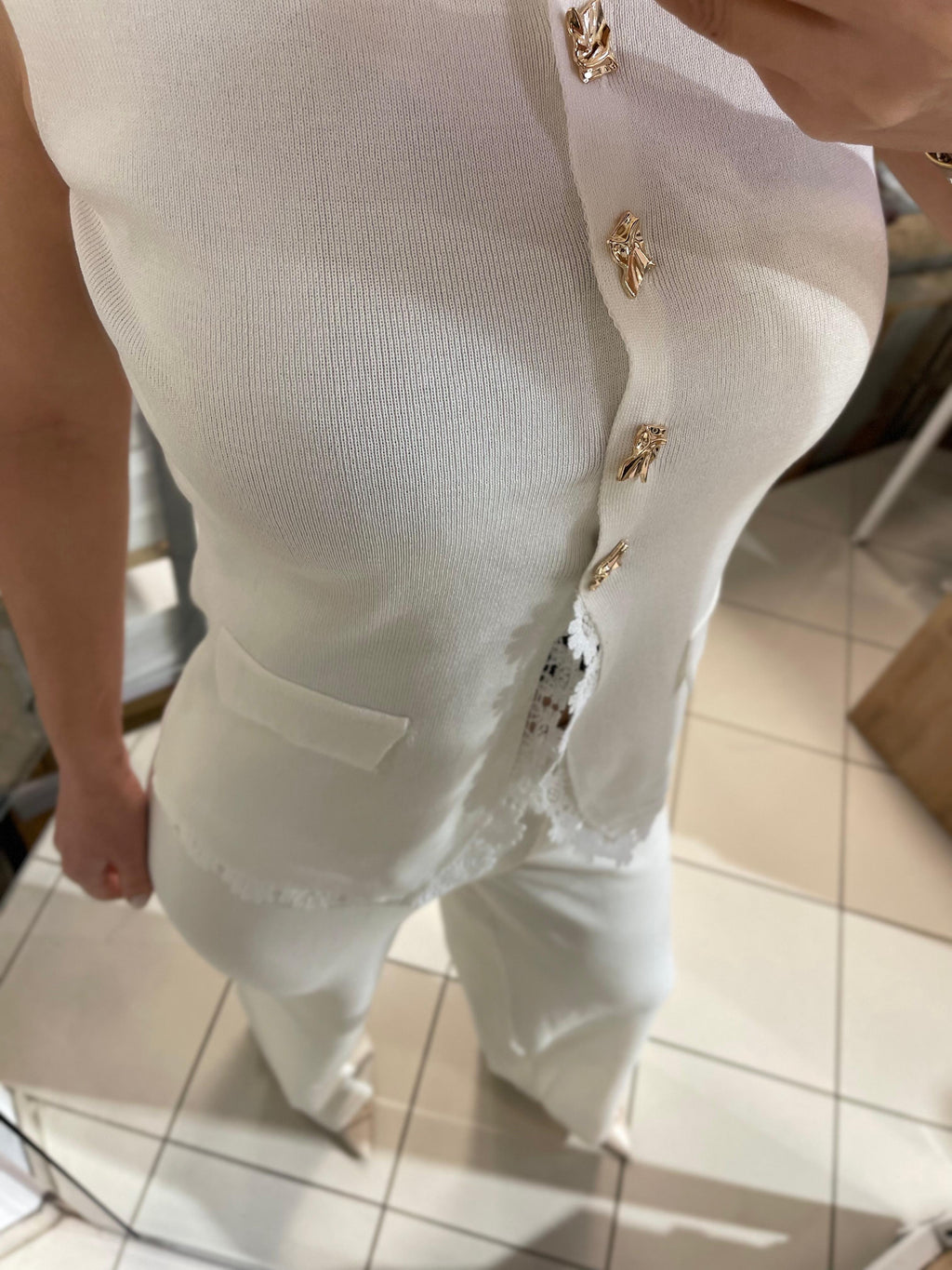 FEINSTRICK ZWEITEILER CLAUDIA