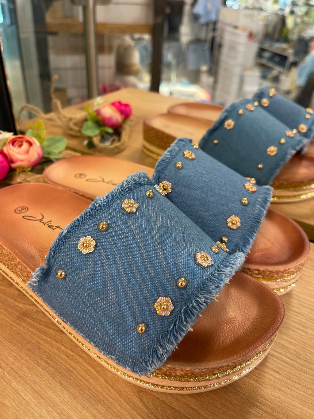 Jeans Sandalen