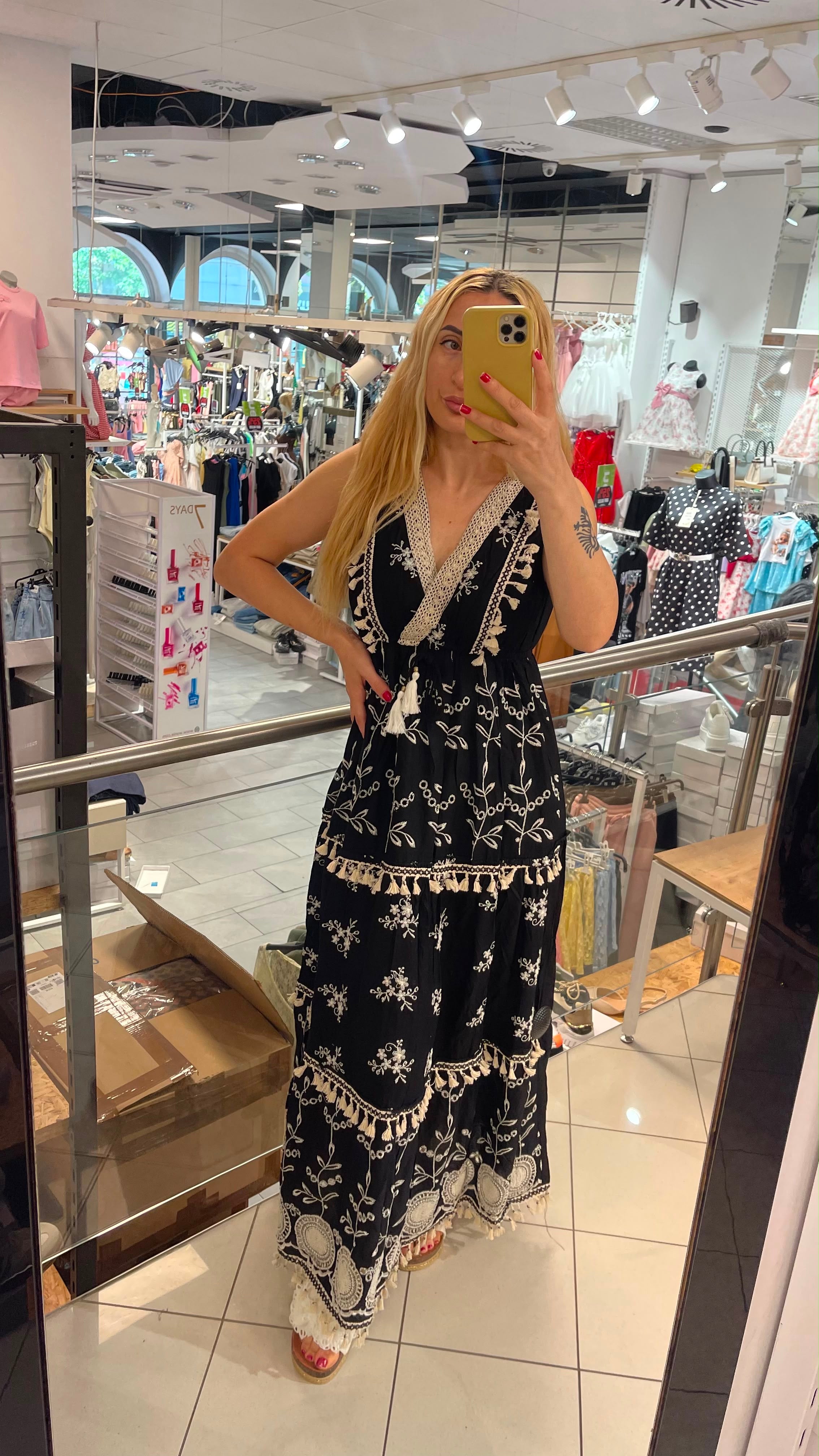 Boho maxi Kleid