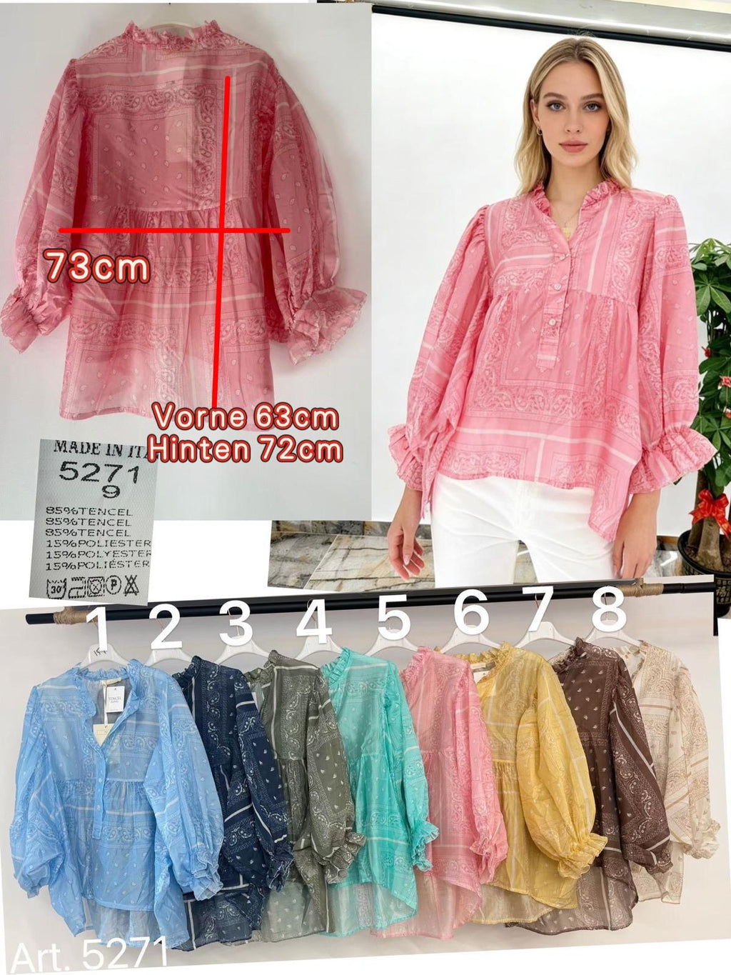 Vintage Bluse Milania