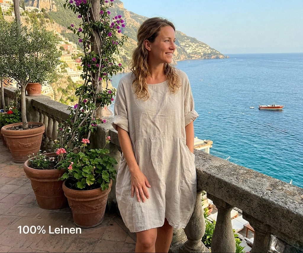 Leinen Kleid Ritta Ballon