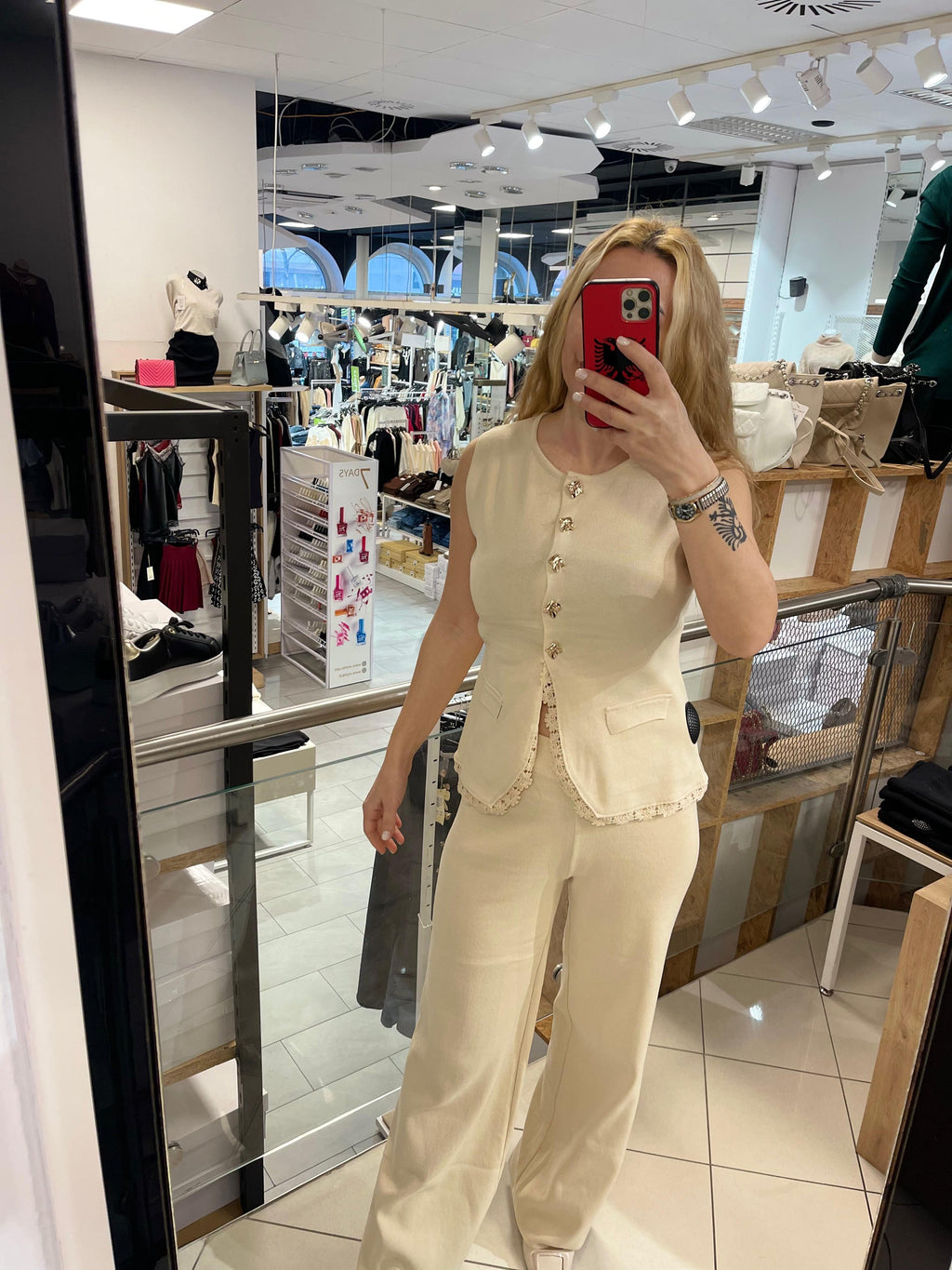 FEINSTRICK ZWEITEILER CLAUDIA