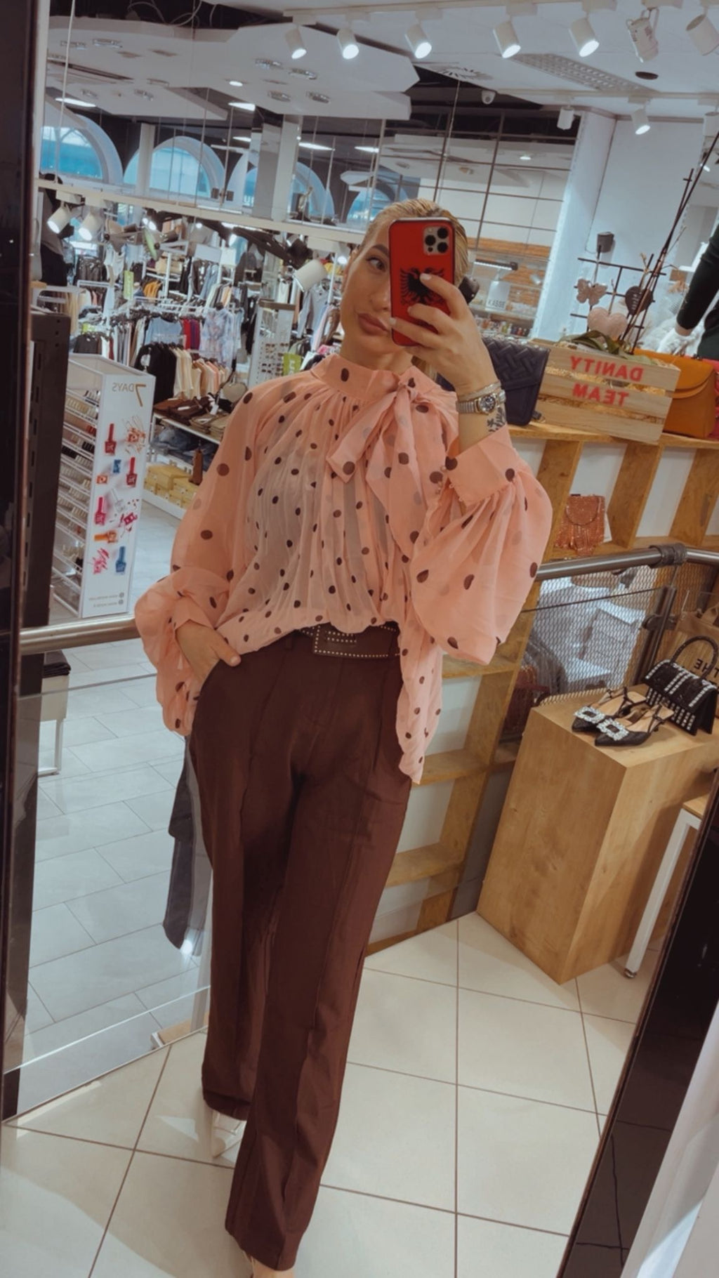 PÜNKTCHEN BLUSE TAMARA