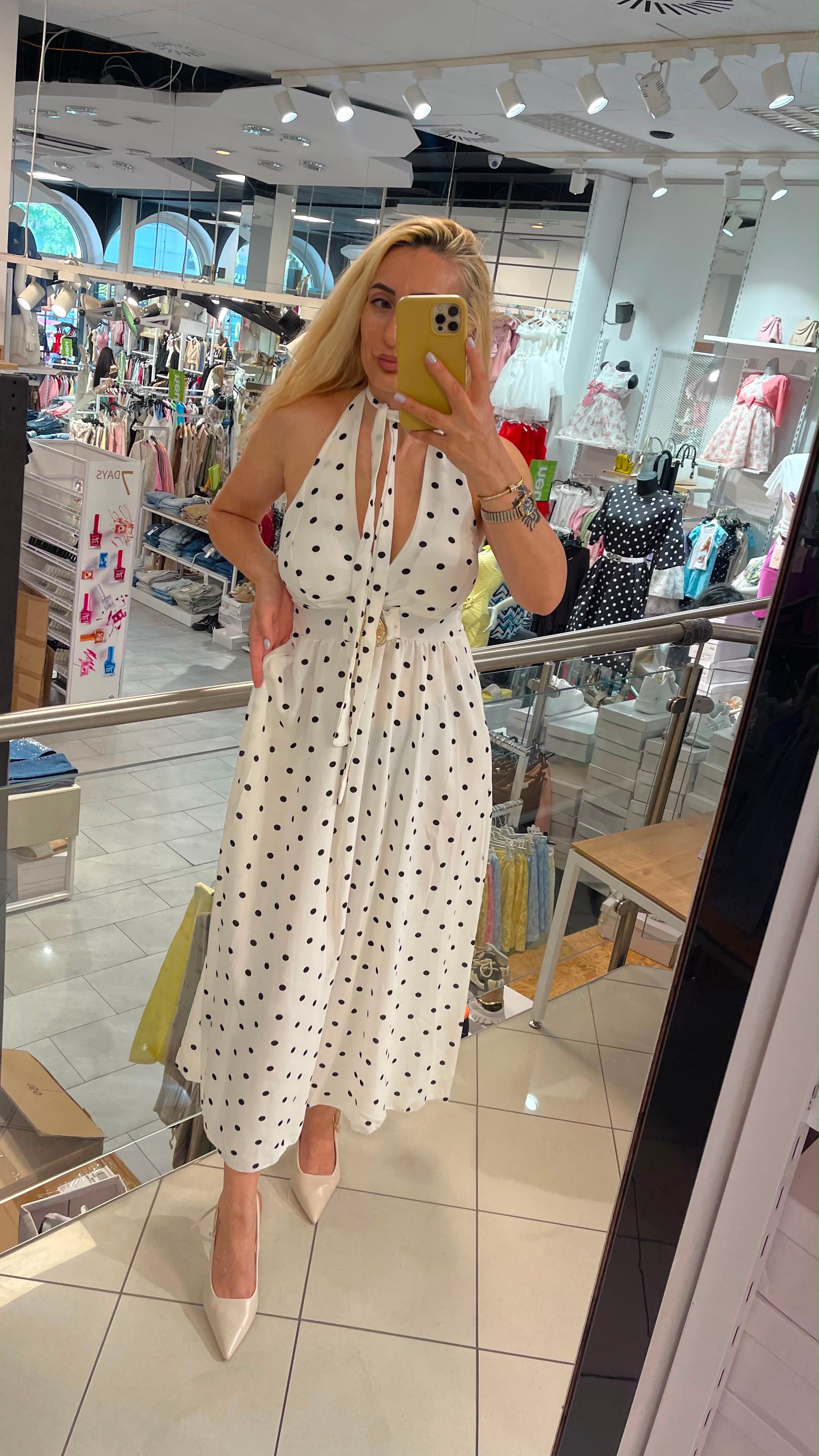 Pünktchen Kleid Vanessa