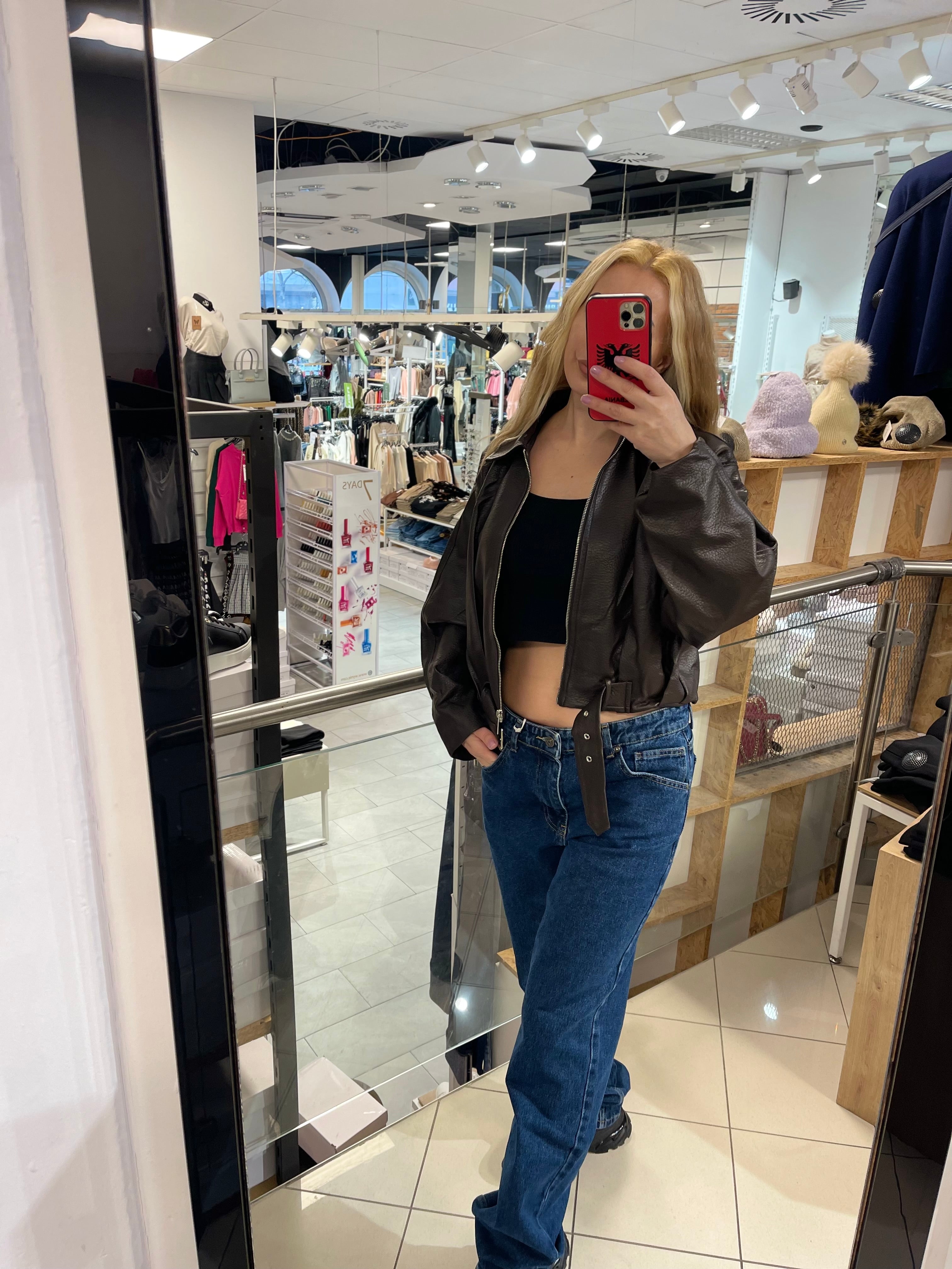 CARMEN LEDERJACKE AUS PU