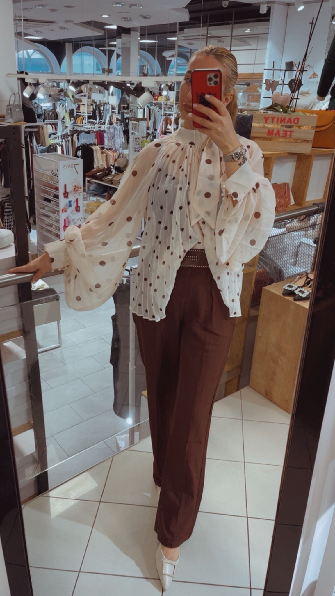 PÜNKTCHEN BLUSE TAMARA