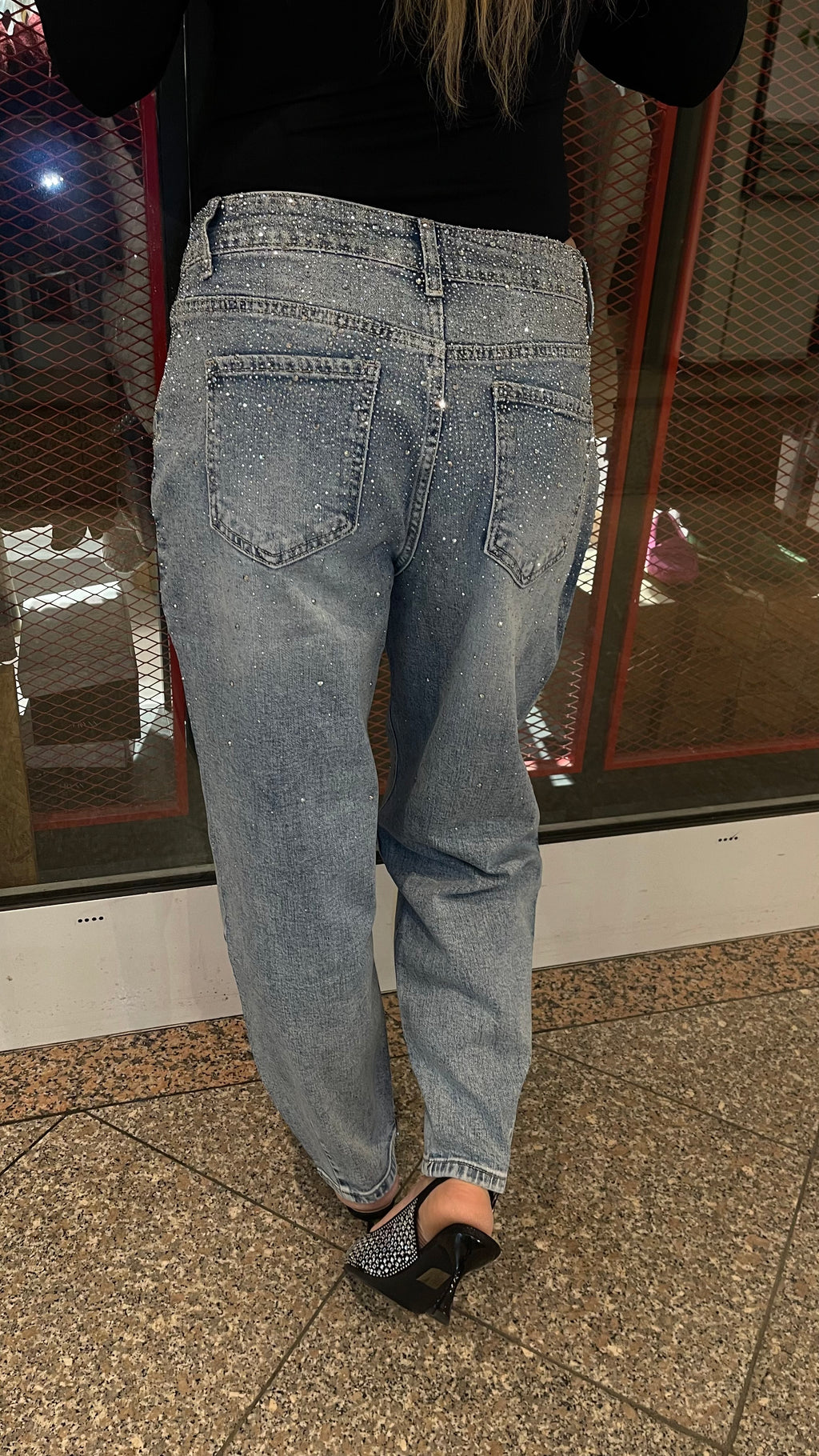 GLITZER JEANS JULIA