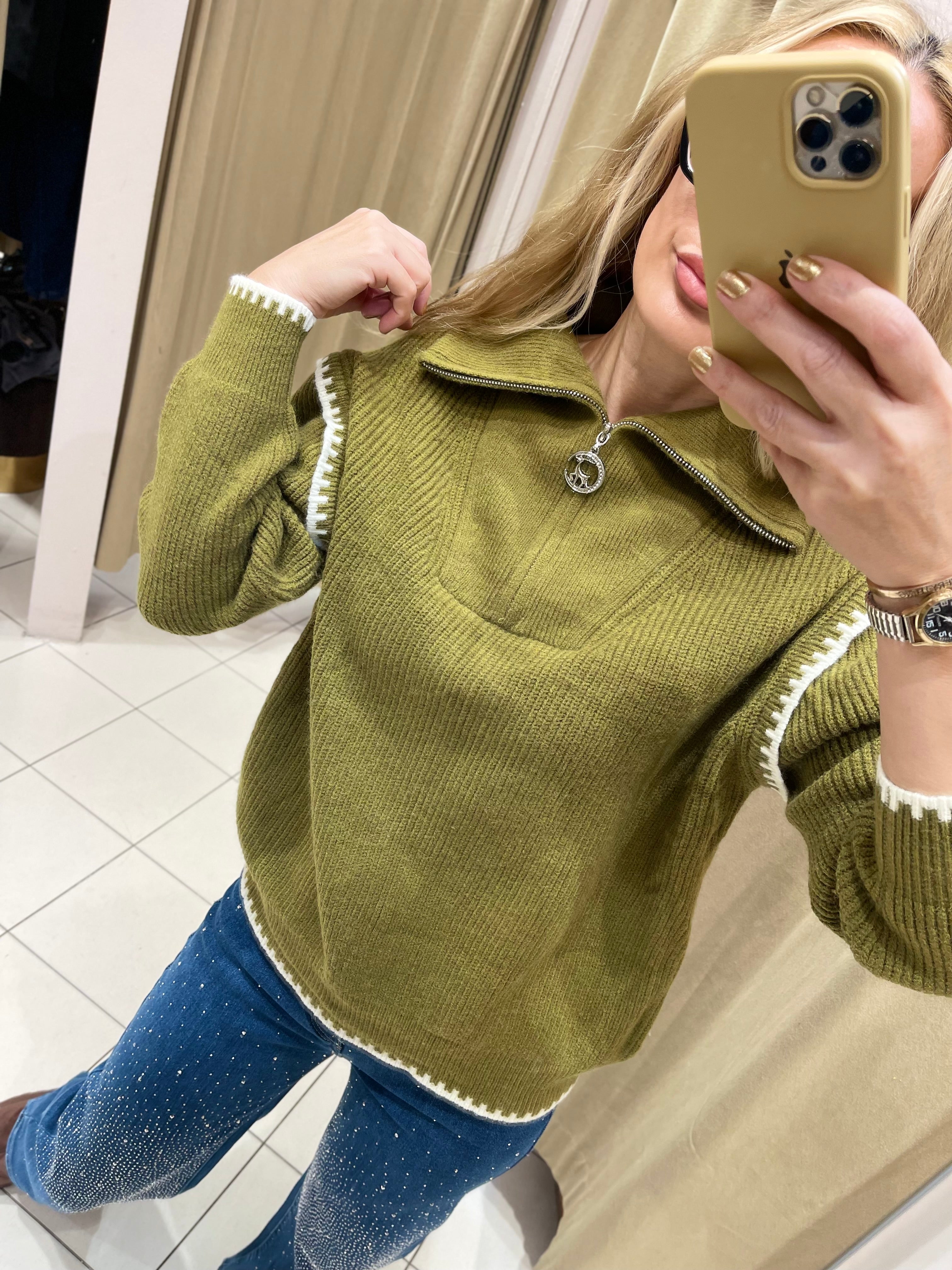 PULLOVER RIMA GRÜN